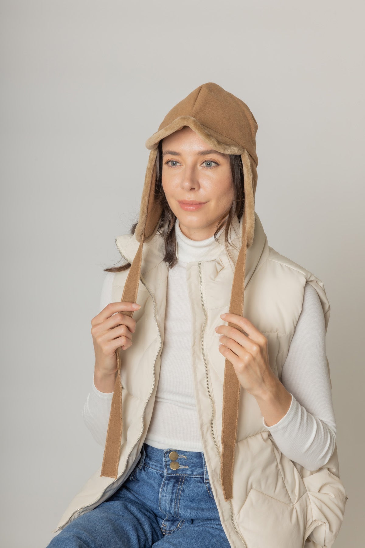 Wool Trapper With Ribbon Closure - Charming Charlie