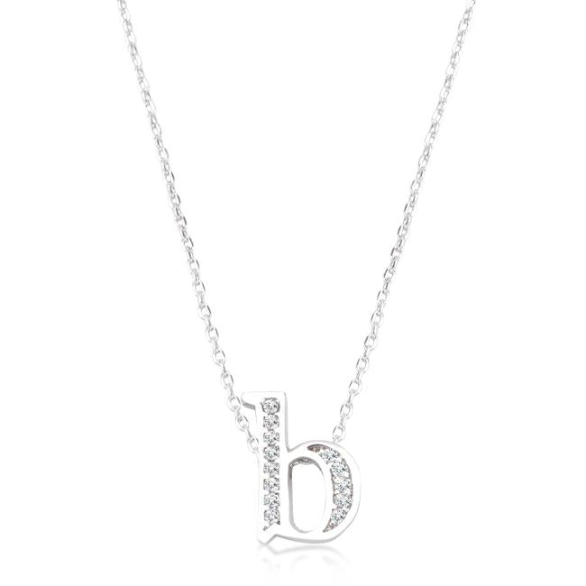 Pave Initial B Pendant - Charming Charlie