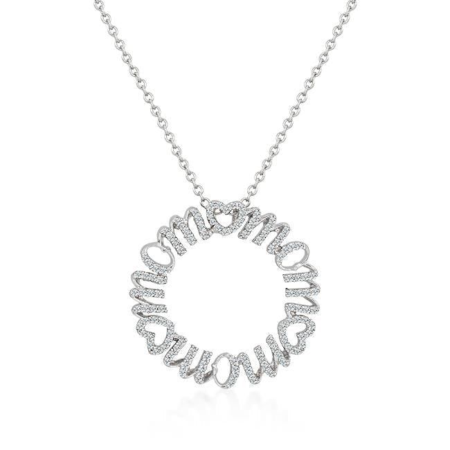 Mom Circle Pendant - Charming Charlie