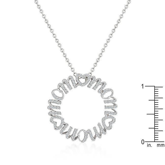 Mom Circle Pendant - Charming Charlie