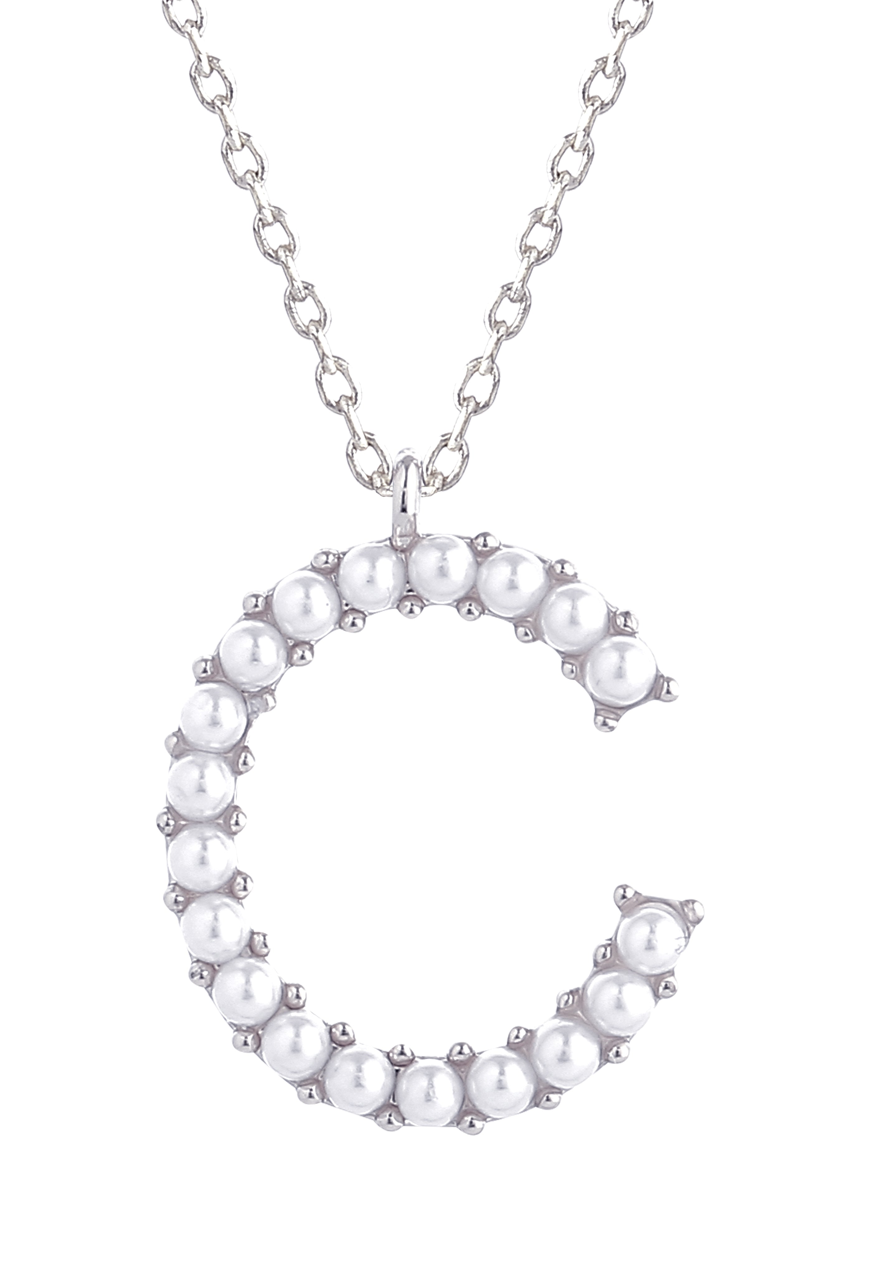 14K Gold Dipped Pearl initial Necklace - Charming Charlie