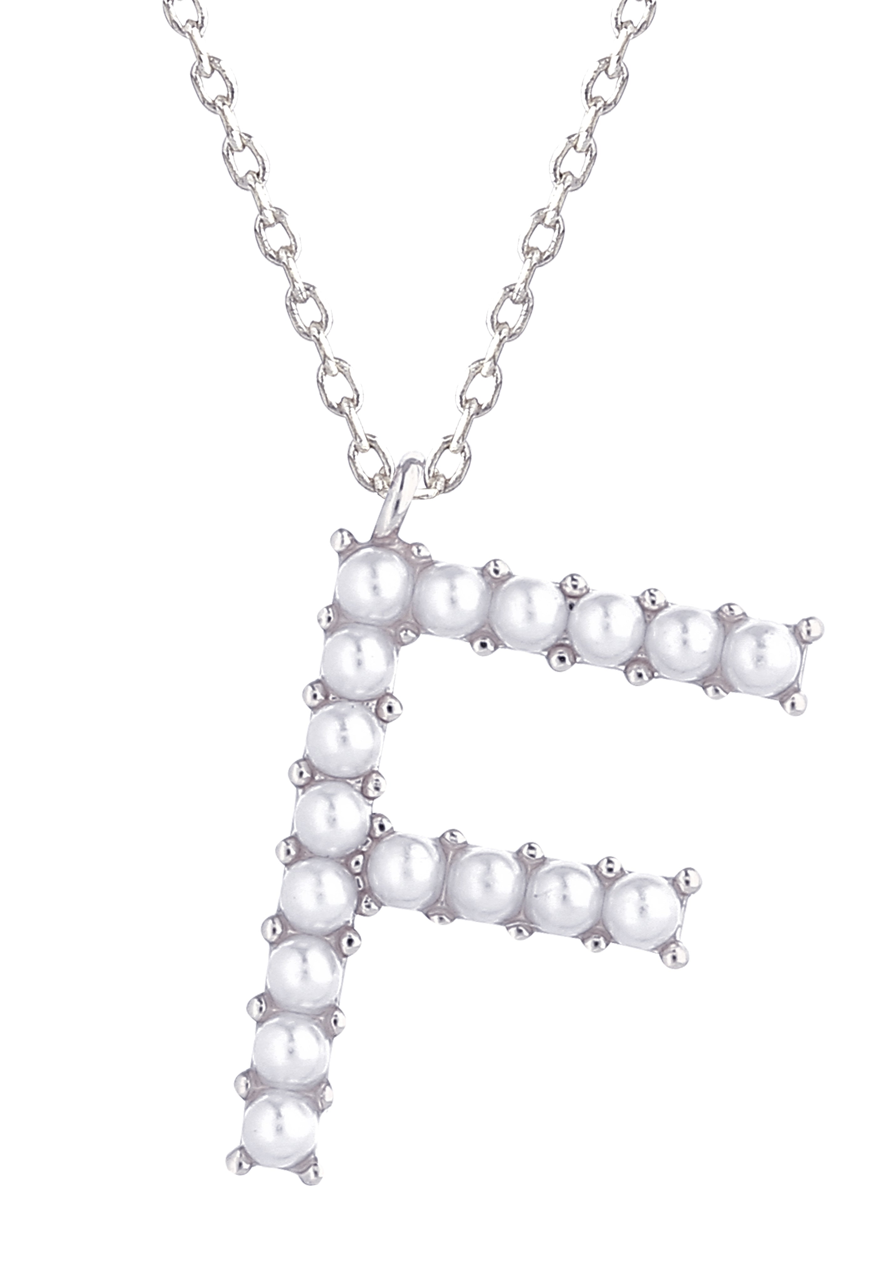14K Gold Dipped Pearl initial Necklace - Charming Charlie