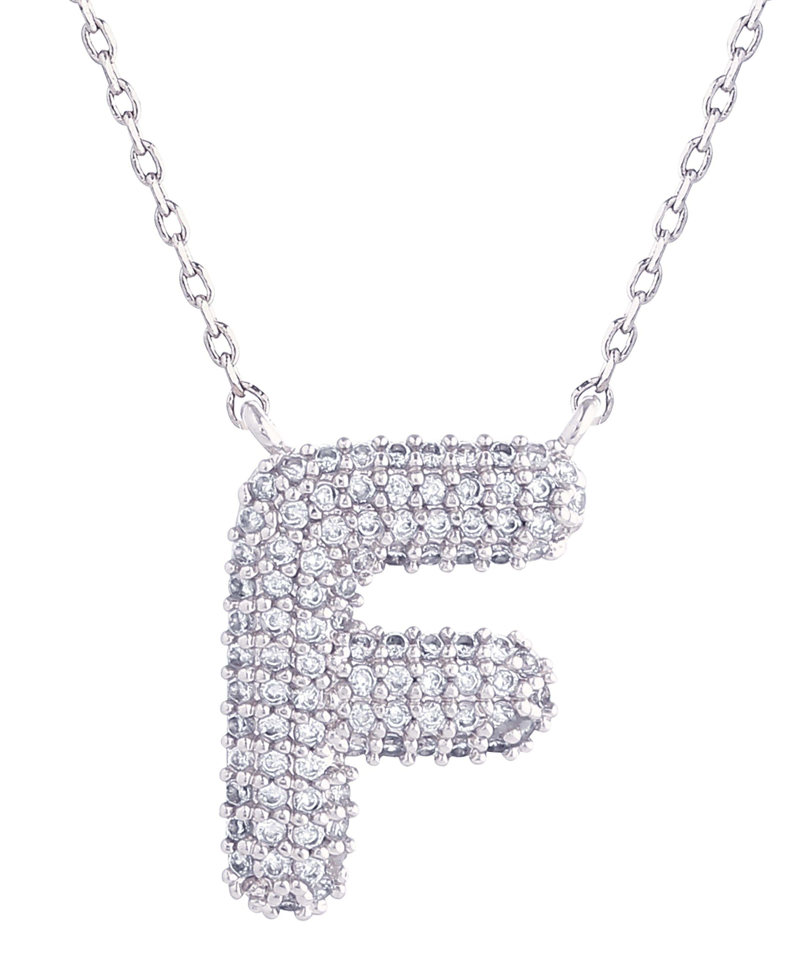 14K Gold Dipped Textured Initial Necklace - Charming Charlie