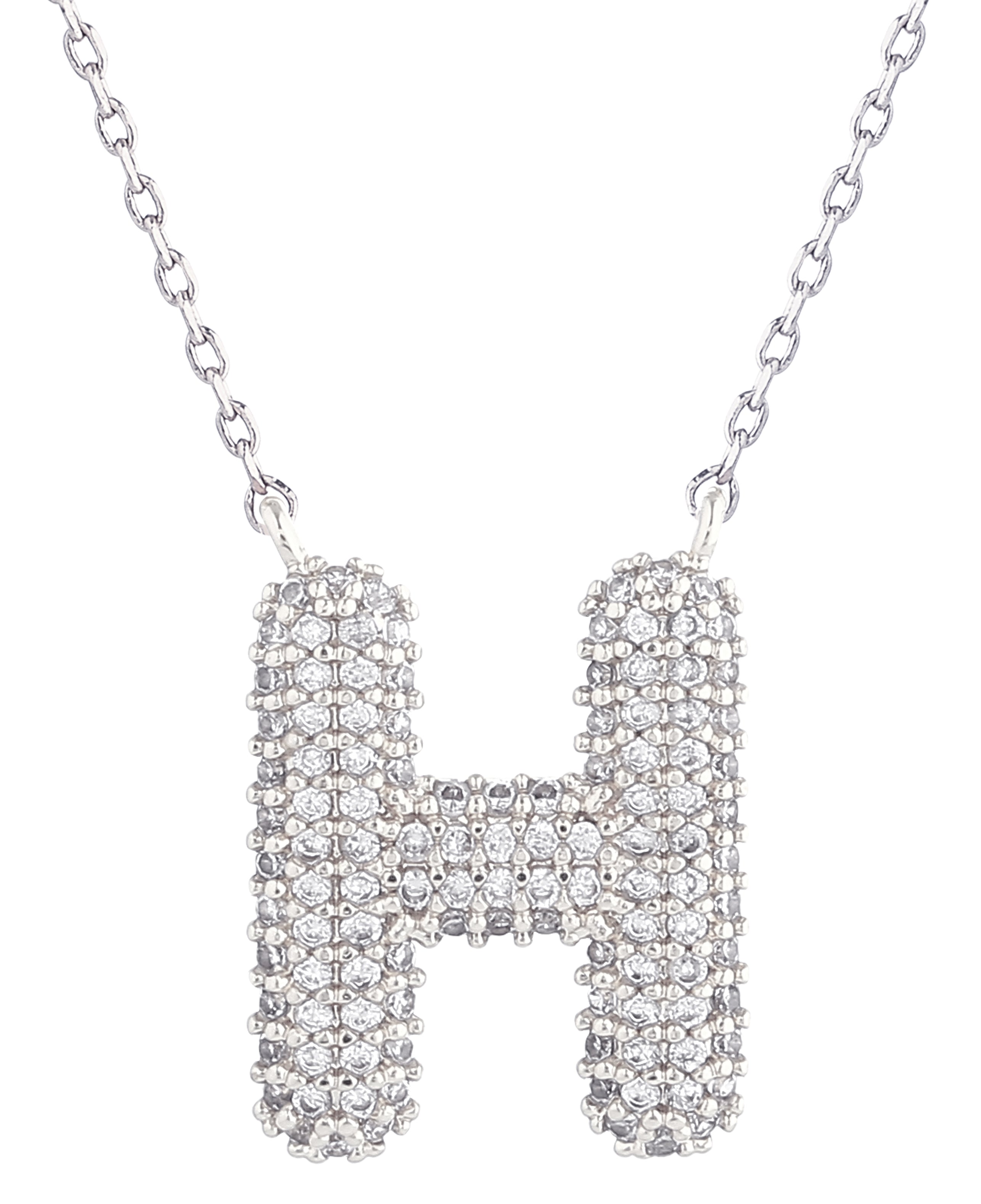 14K Gold Dipped Textured Initial Necklace - Charming Charlie