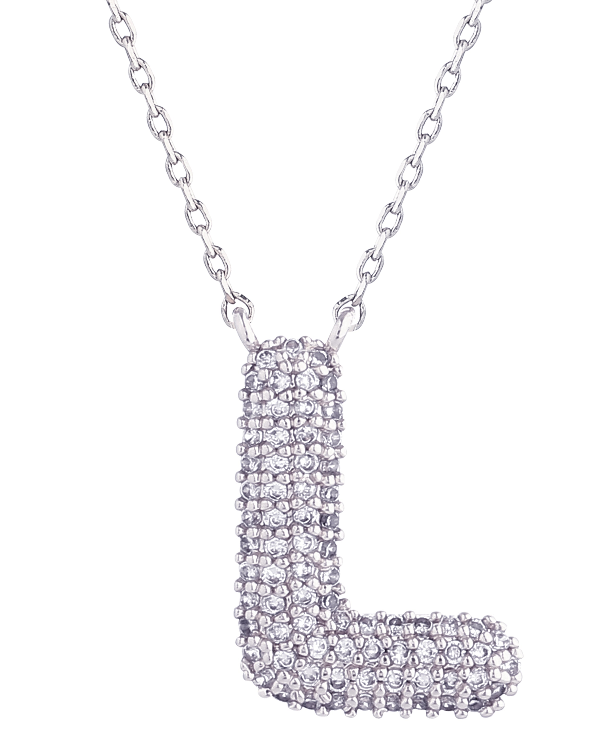 14K Gold Dipped Textured Initial Necklace - Charming Charlie