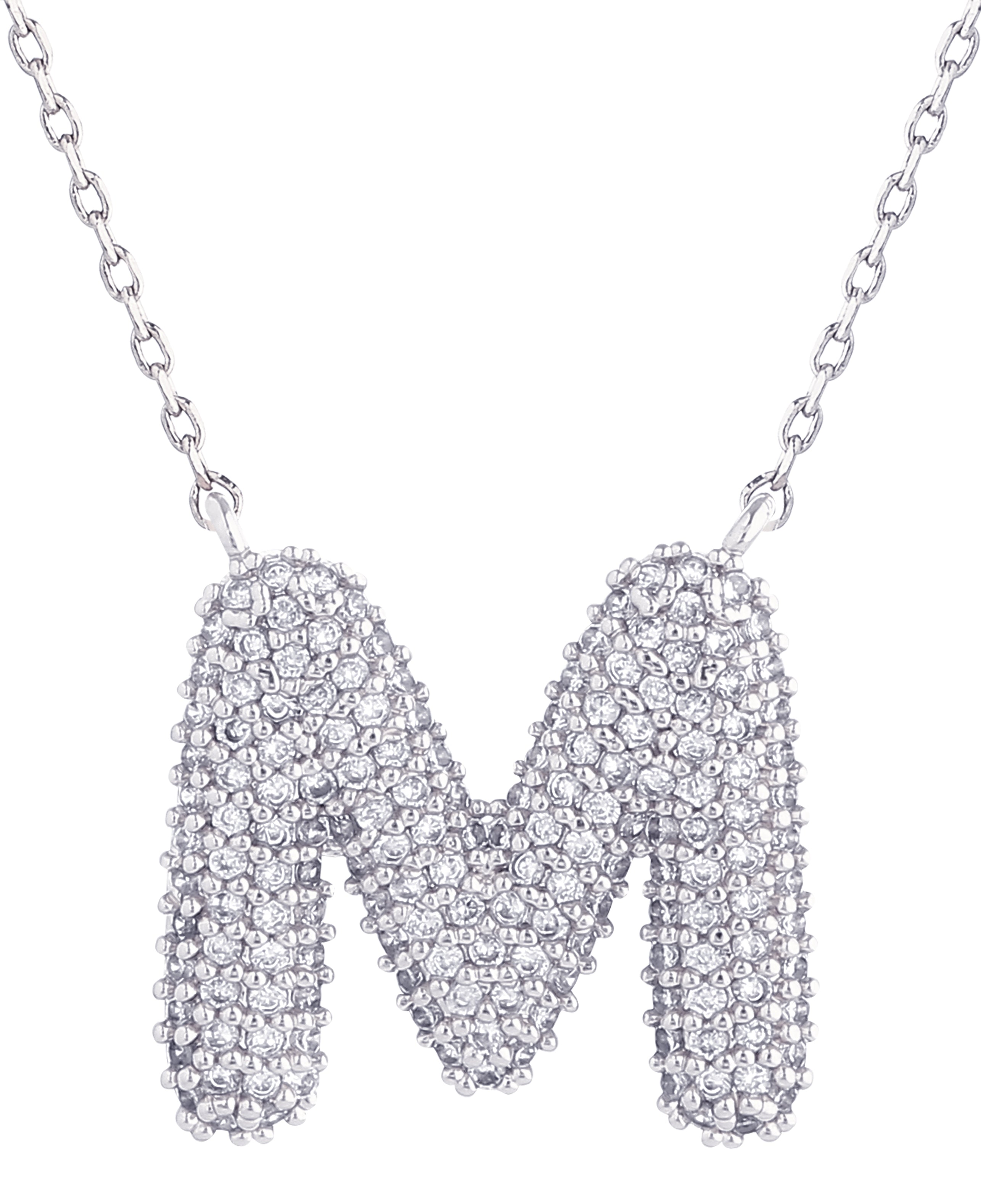 14K Gold Dipped Textured Initial Necklace - Charming Charlie