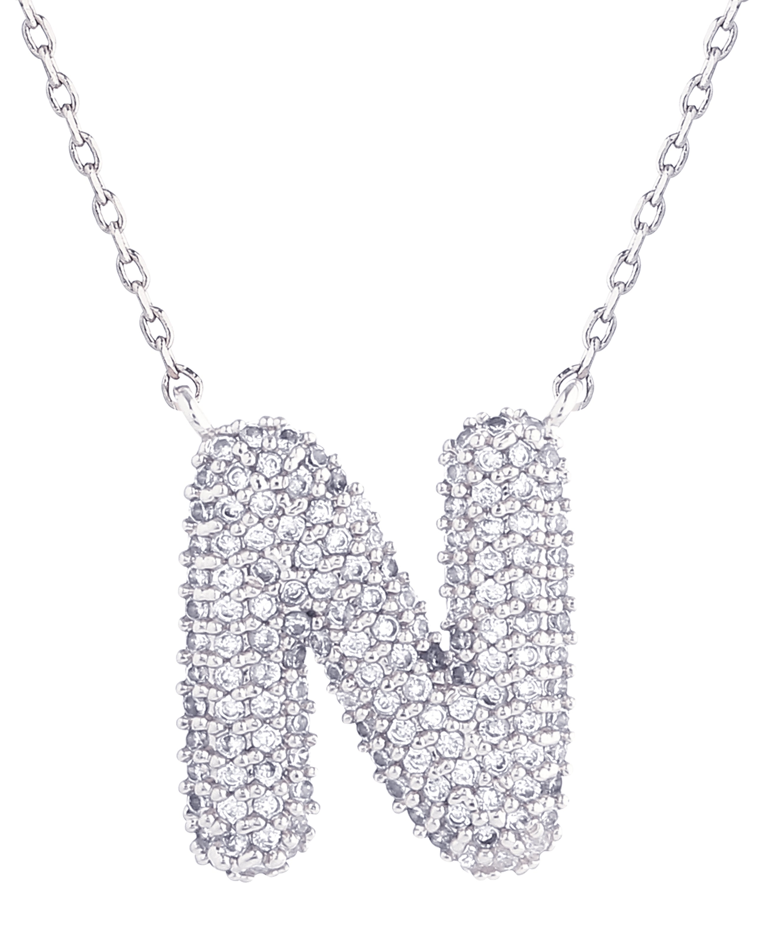 14K Gold Dipped Textured Initial Necklace - Charming Charlie