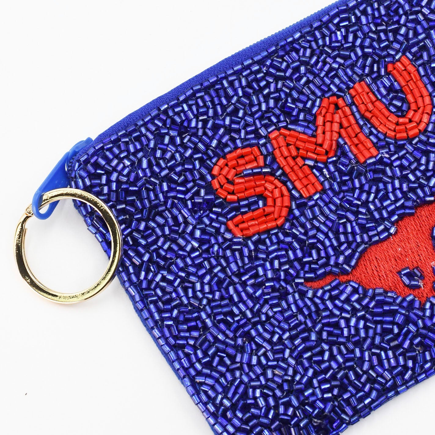 SMU Horse Keychain Pouch - Charming Charlie