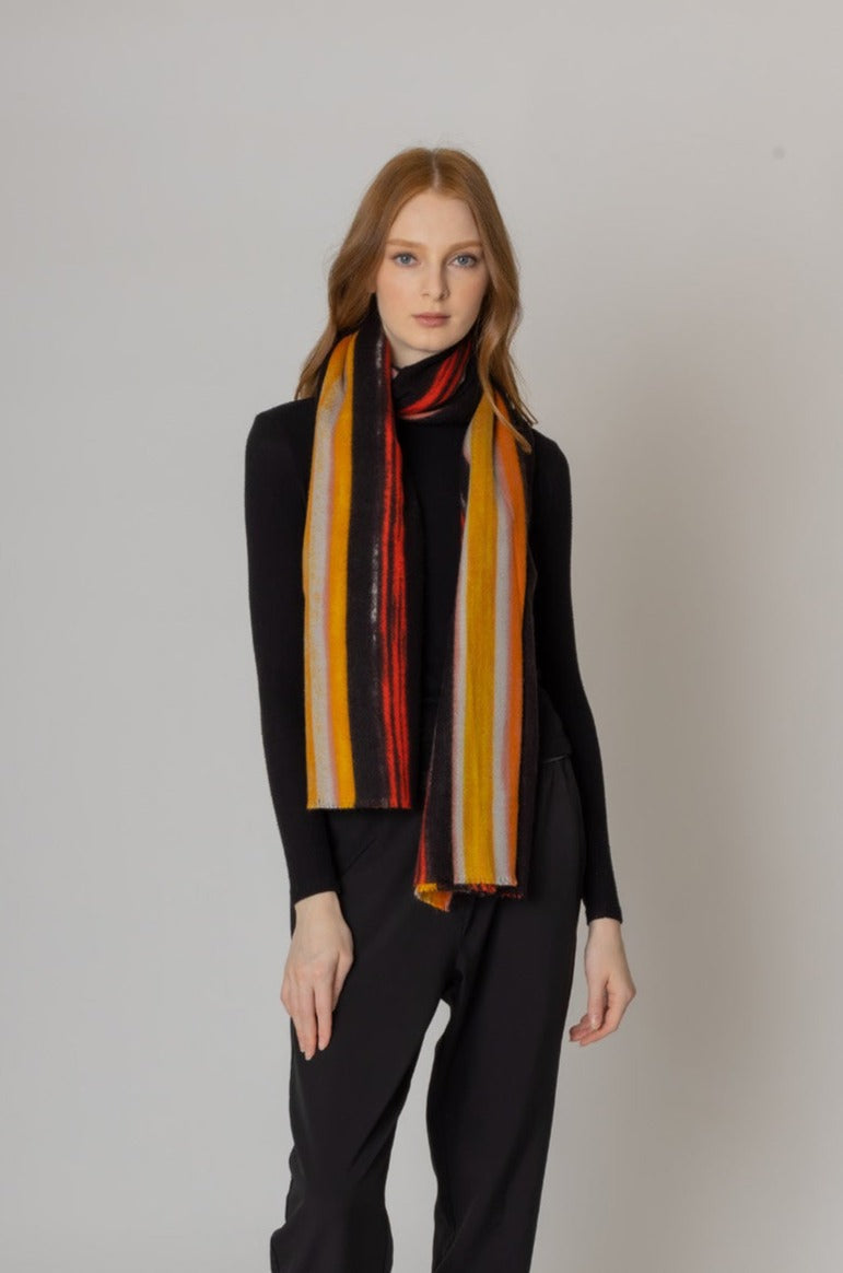 Multi Color Striped Scarf - Charming Charlie