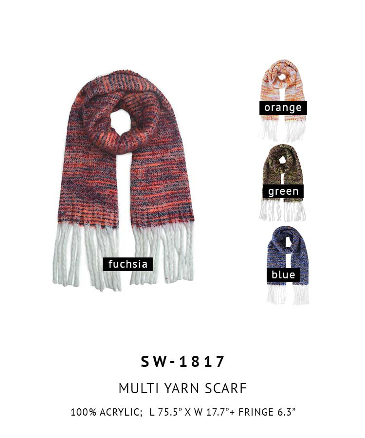 Multi Yarn Scarf - Charming Charlie