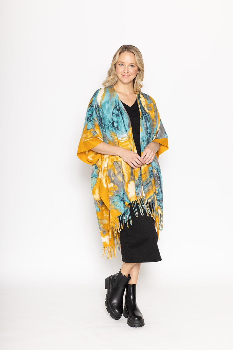 Broderie Frill Detail Kimono