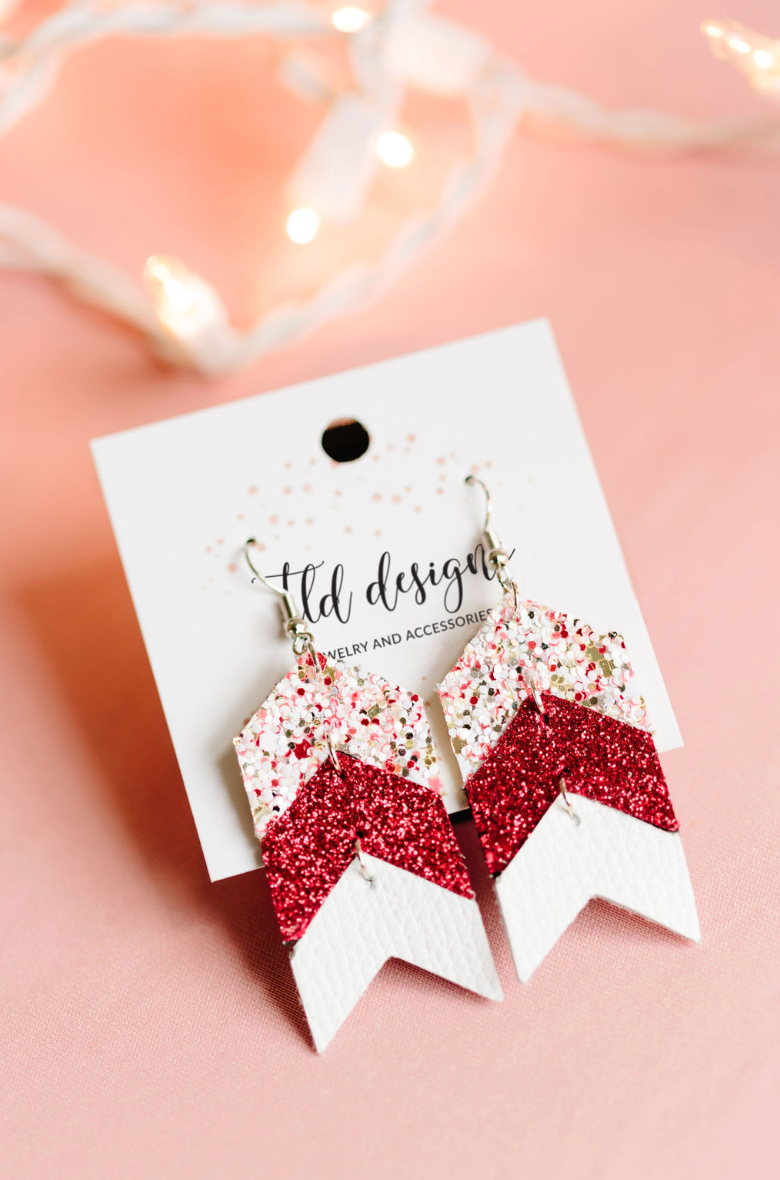 Candy Cane Triple Arrows - Charming Charlie