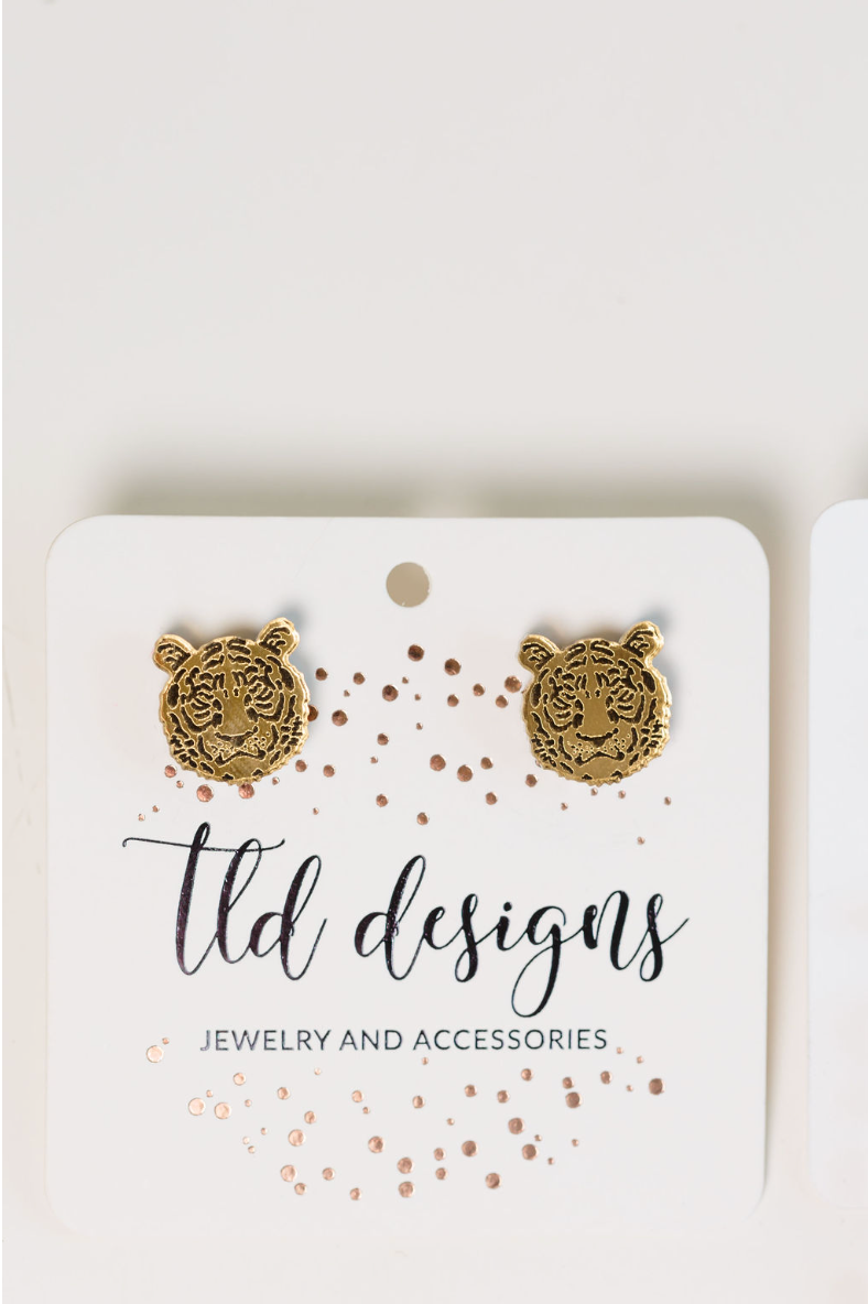 Tiger Studs - Charming Charlie