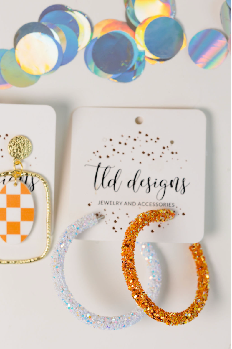 Orange and White Hoops - Charming Charlie