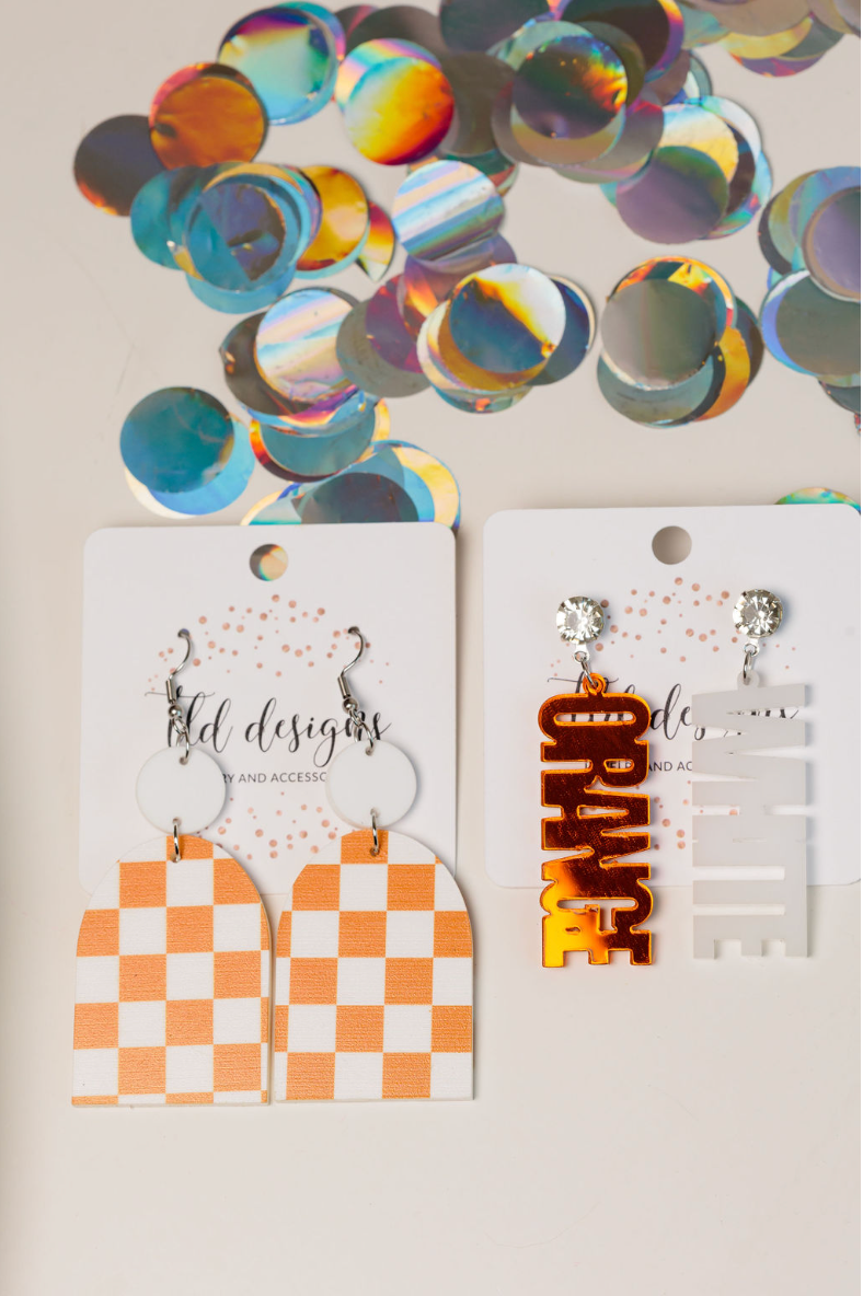 Orange and White - Charming Charlie
