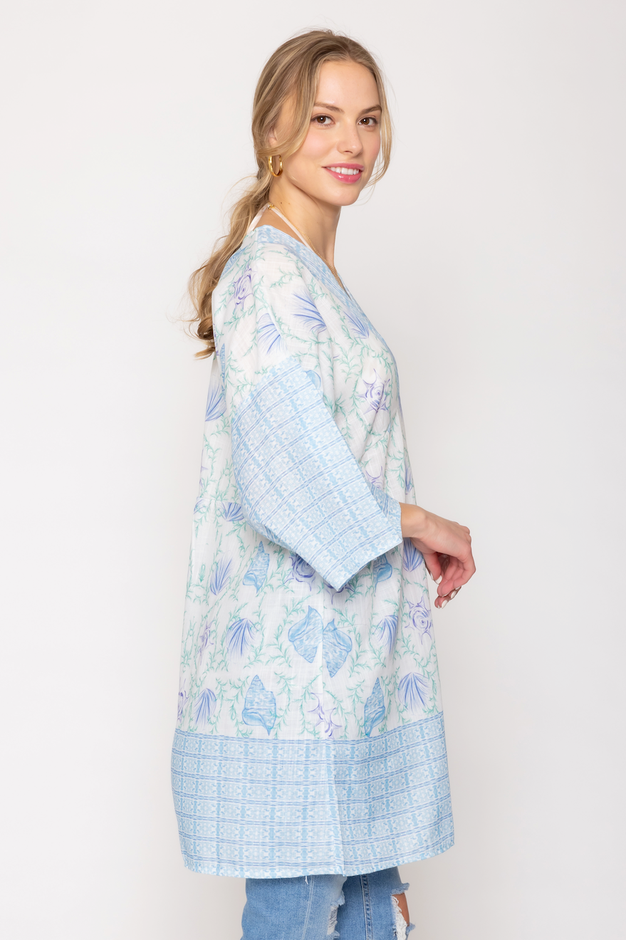 Floral Print Poncho - Charming Charlie