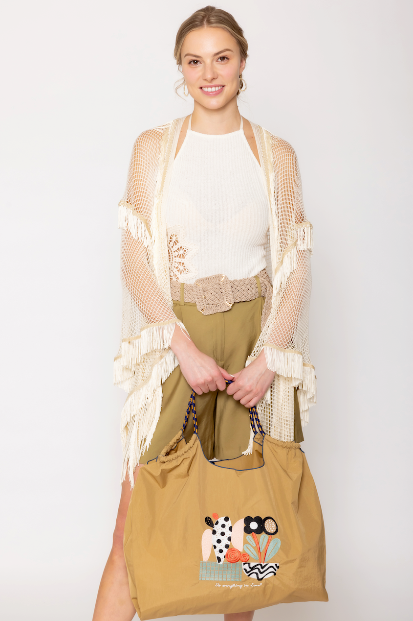 Flower Rope Bag - Charming Charlie