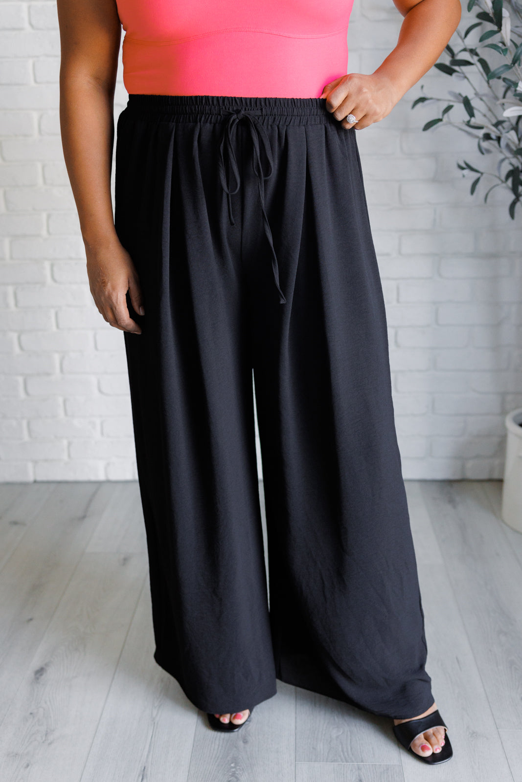 Send it On Wide Leg Pants - Charming Charlie