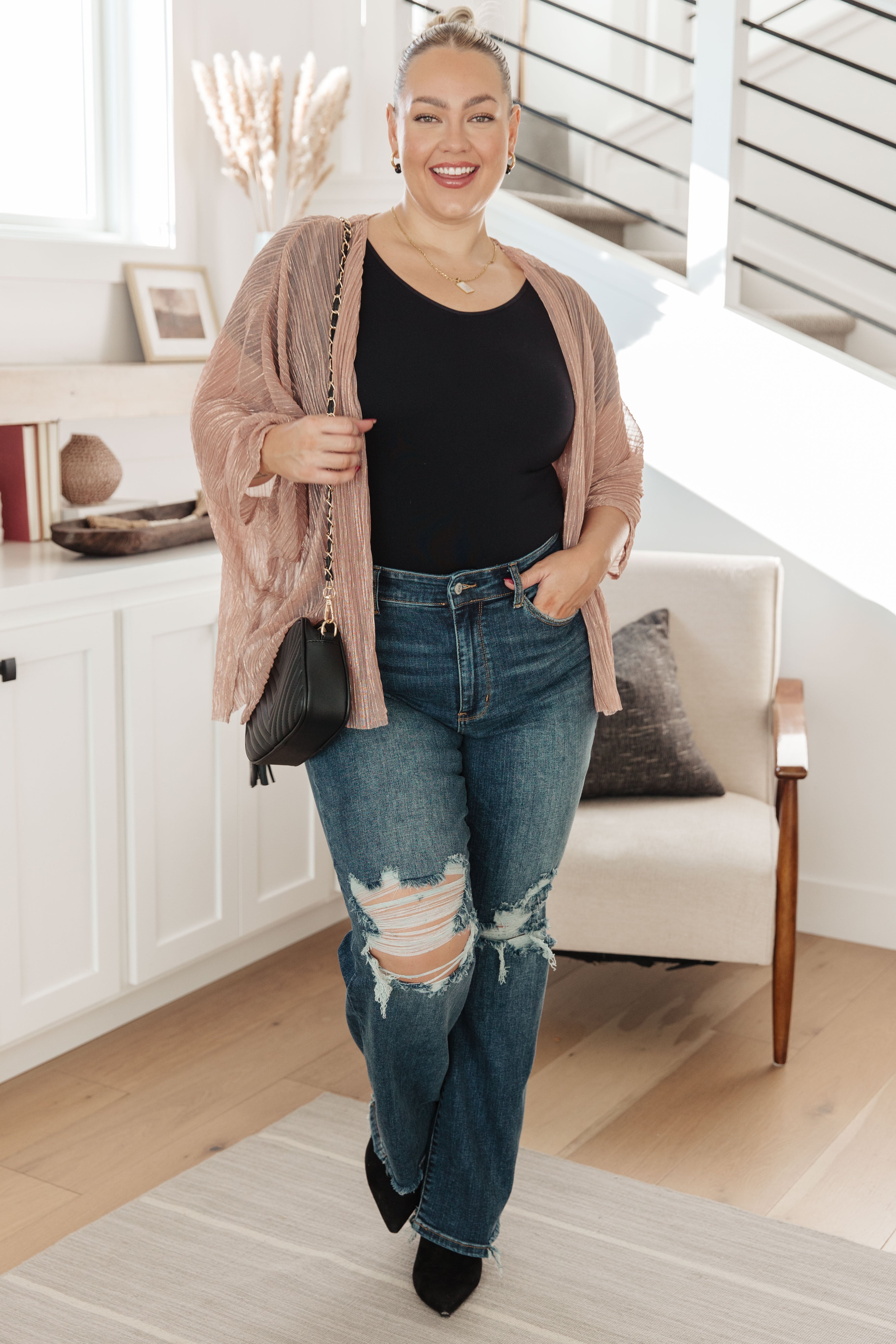 Sheer Signs Kimono - Charming Charlie