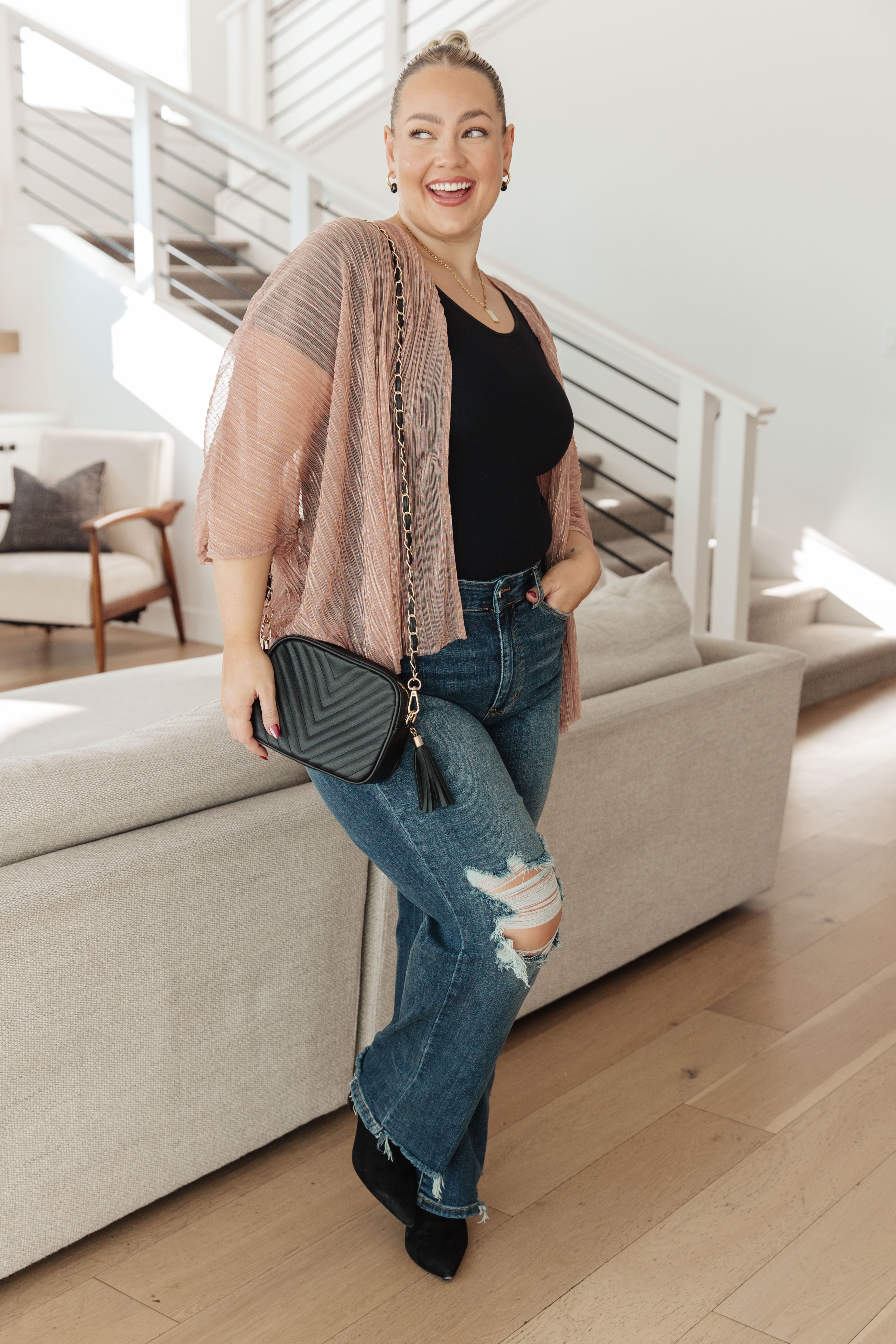 Sheer Signs Kimono - Charming Charlie