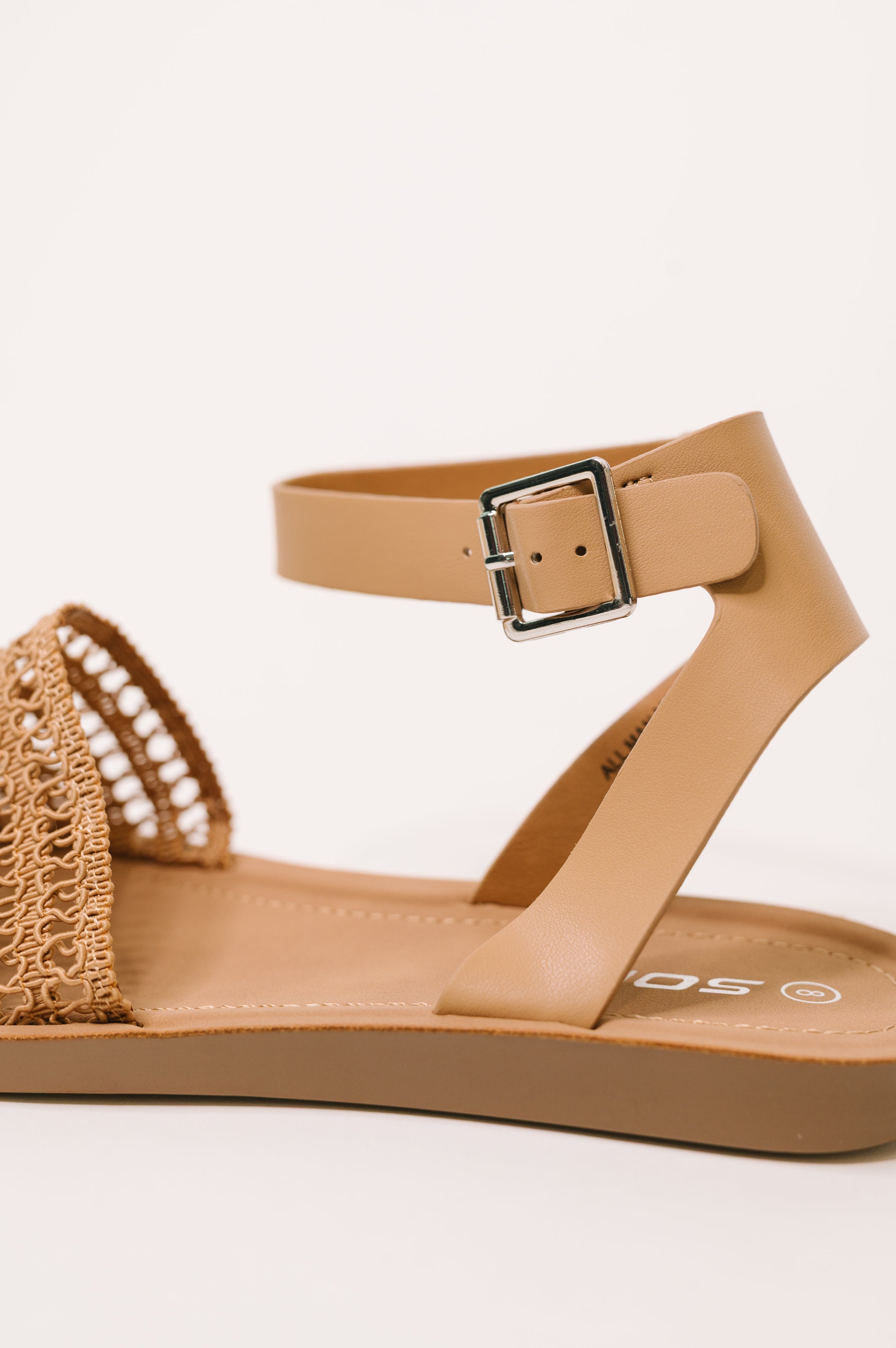 Sibley Sandal in Camel - Charming Charlie