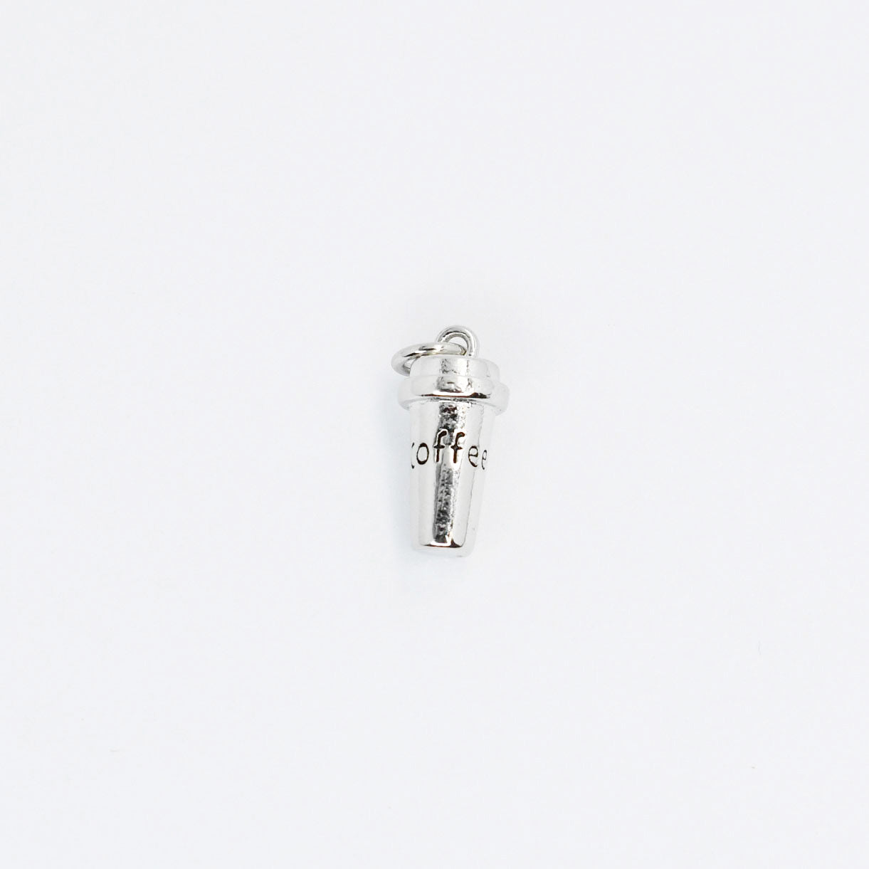 Silver Coffee Cup Charm CH-59 - Charming Charlie