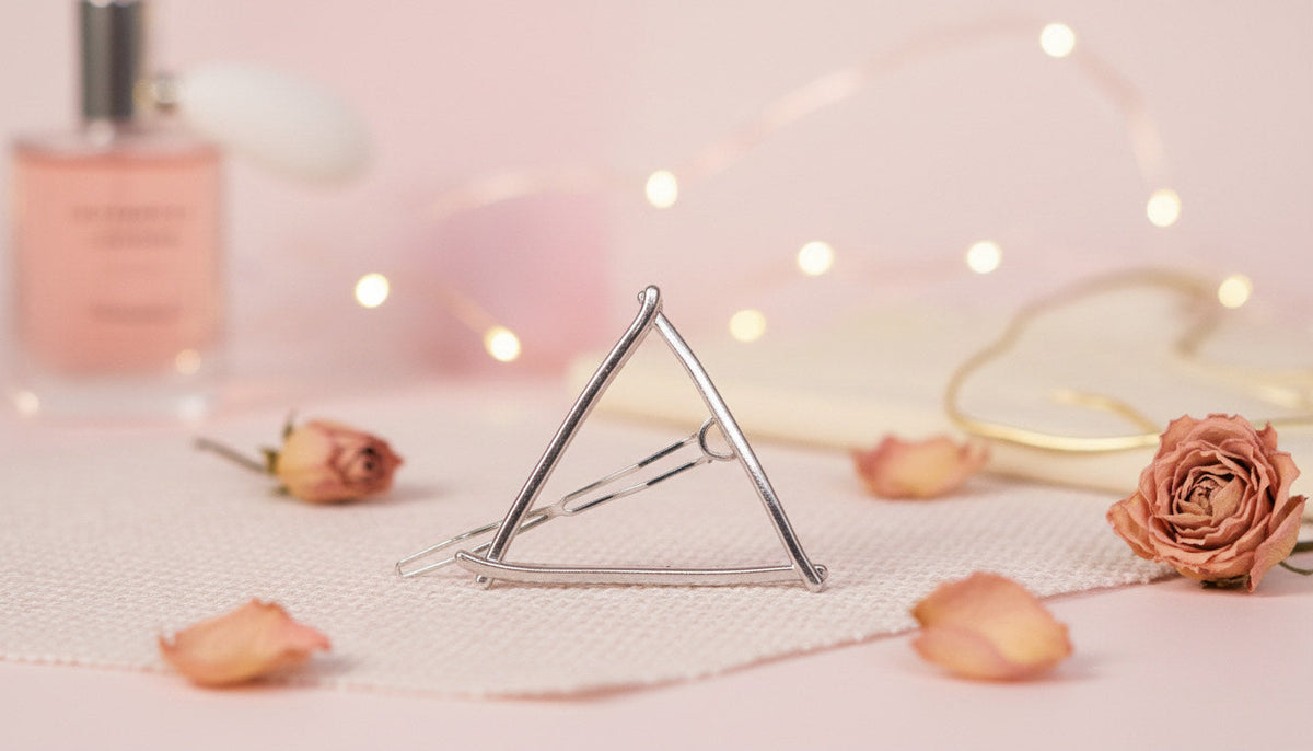 Silver Triangle Hair Clip - Charming Charlie