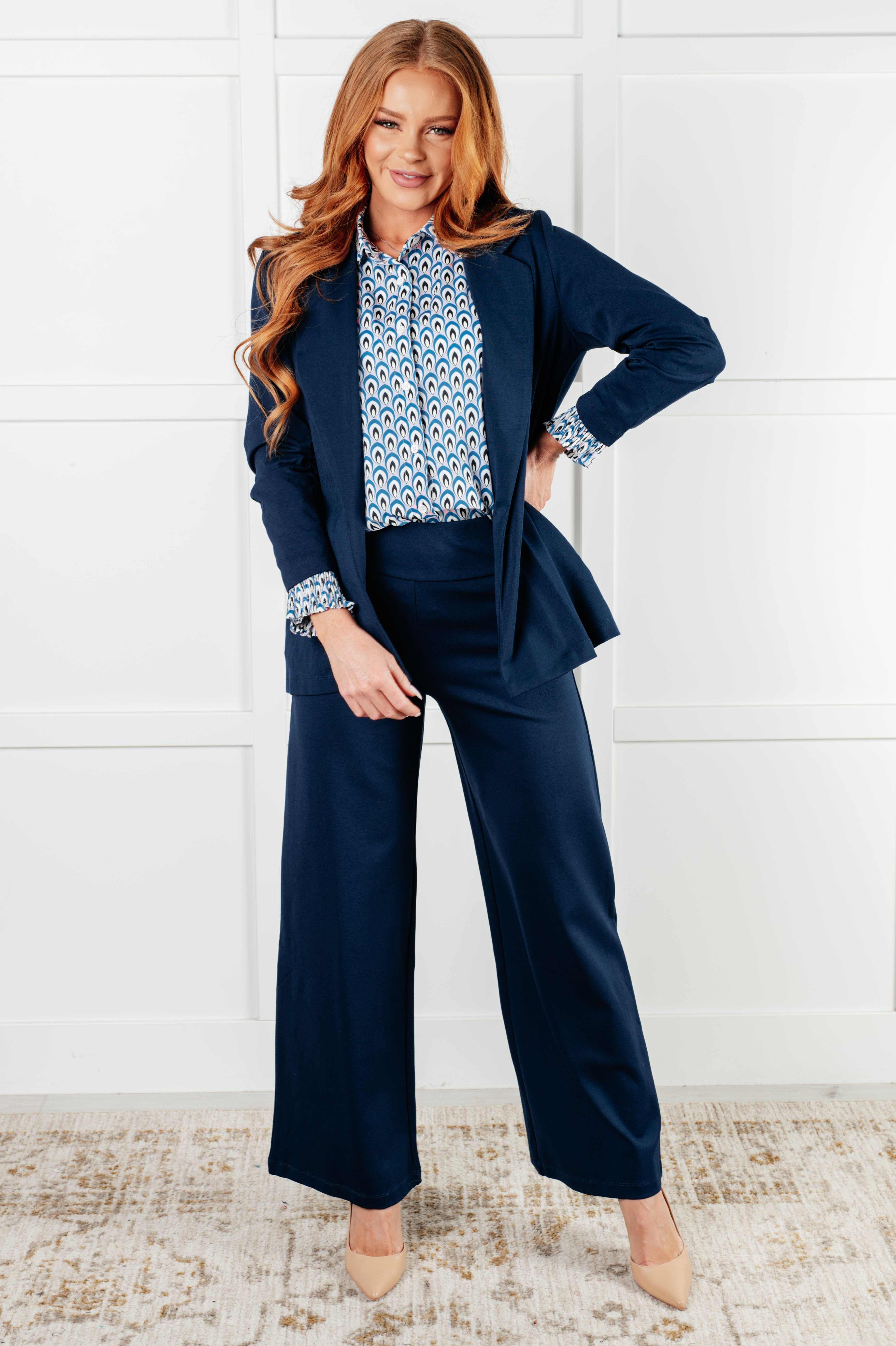 Skies Above Patterned Button Up Shirt - Charming Charlie