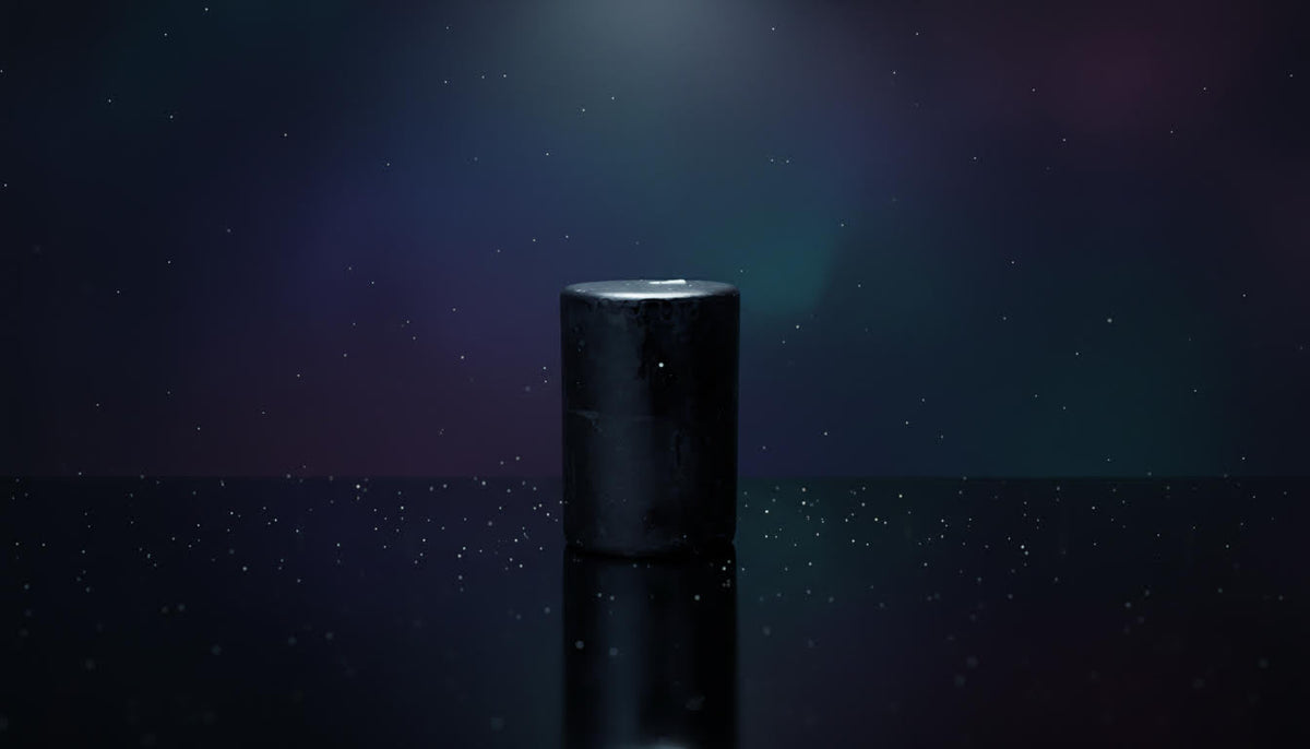 Black Pillar Candle. Pack of 4 - Charming Charlie