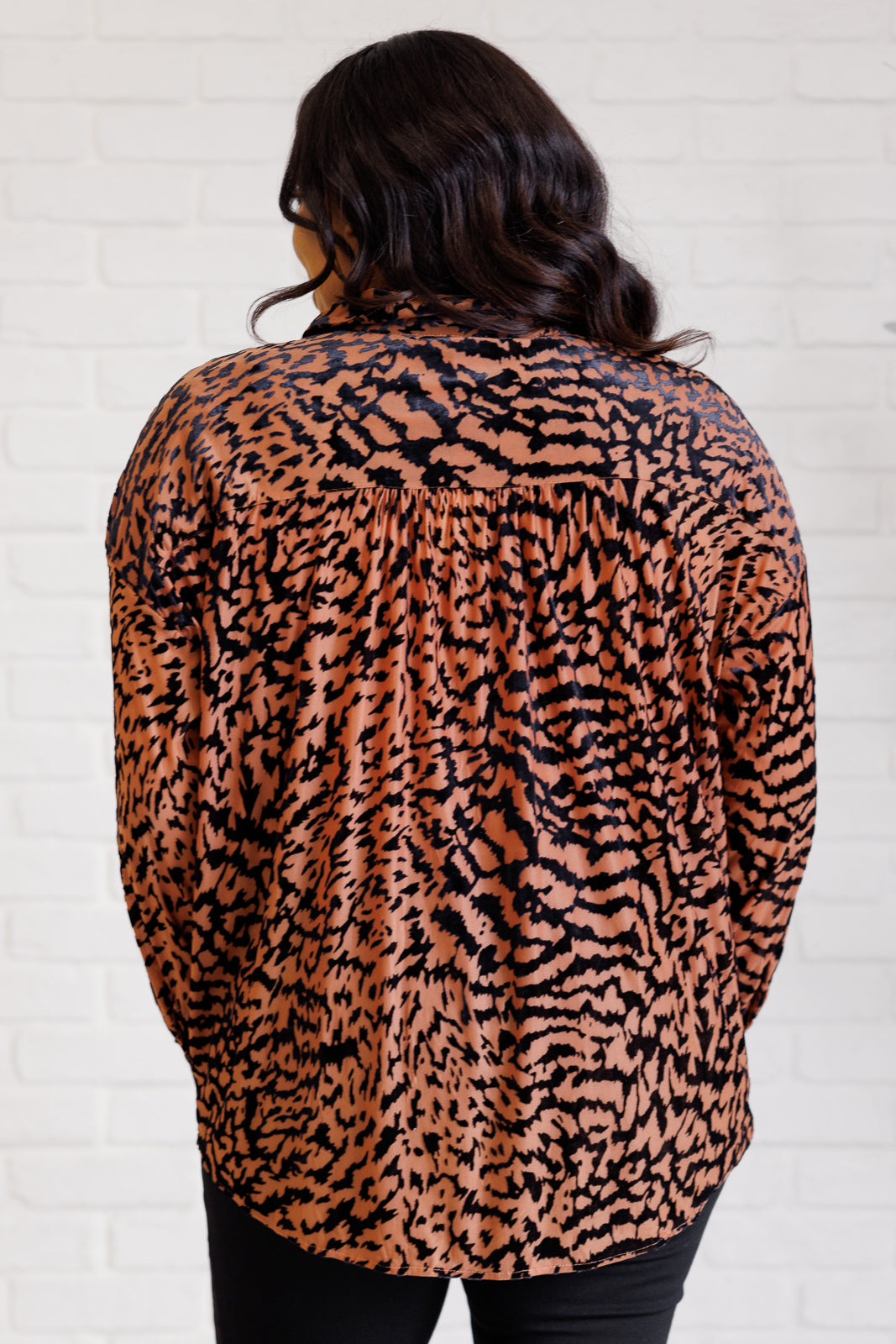 So Fierce Animal Print Blouse - Charming Charlie