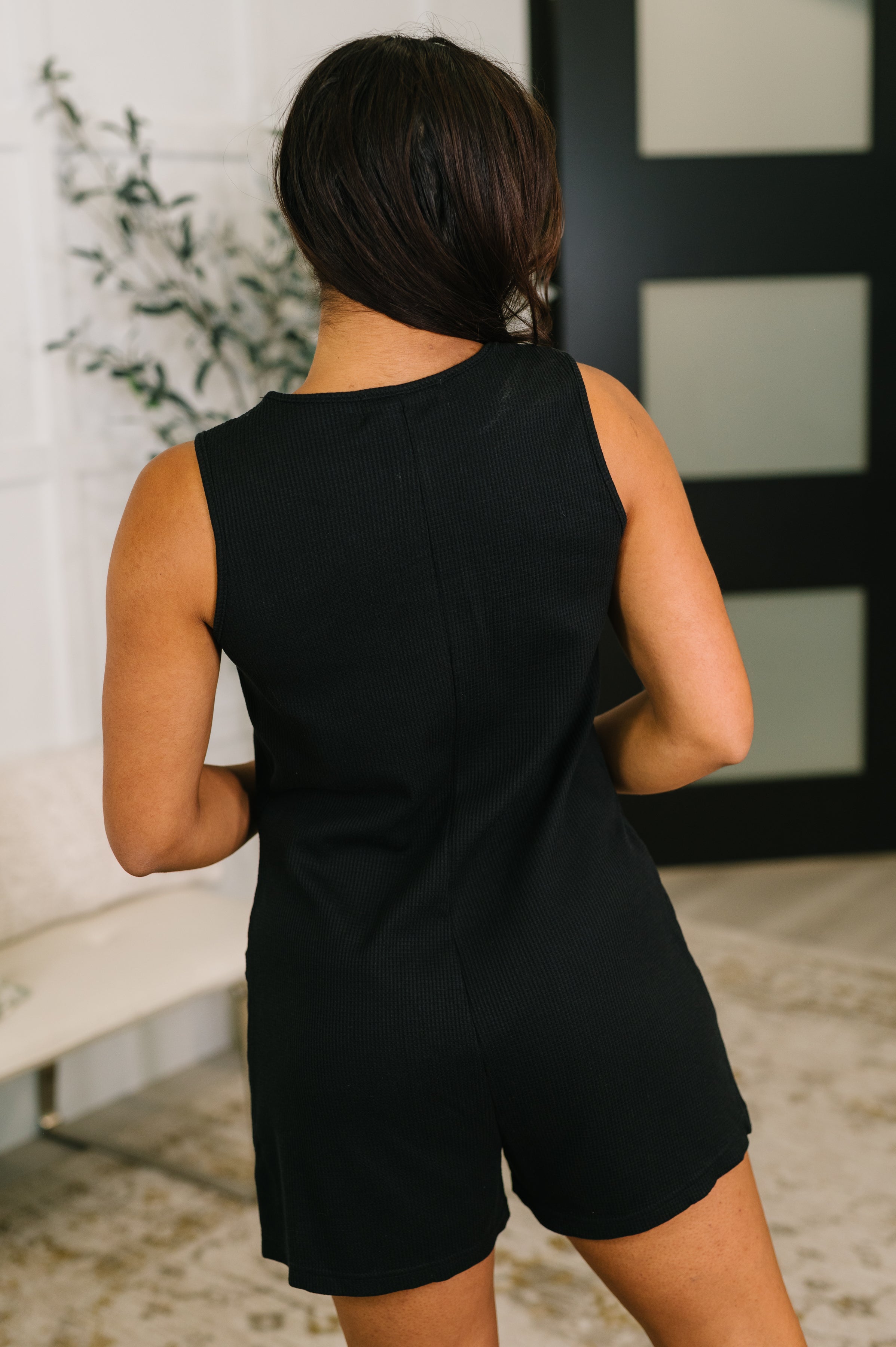 Spontaneous Outing Henley Romper - Charming Charlie