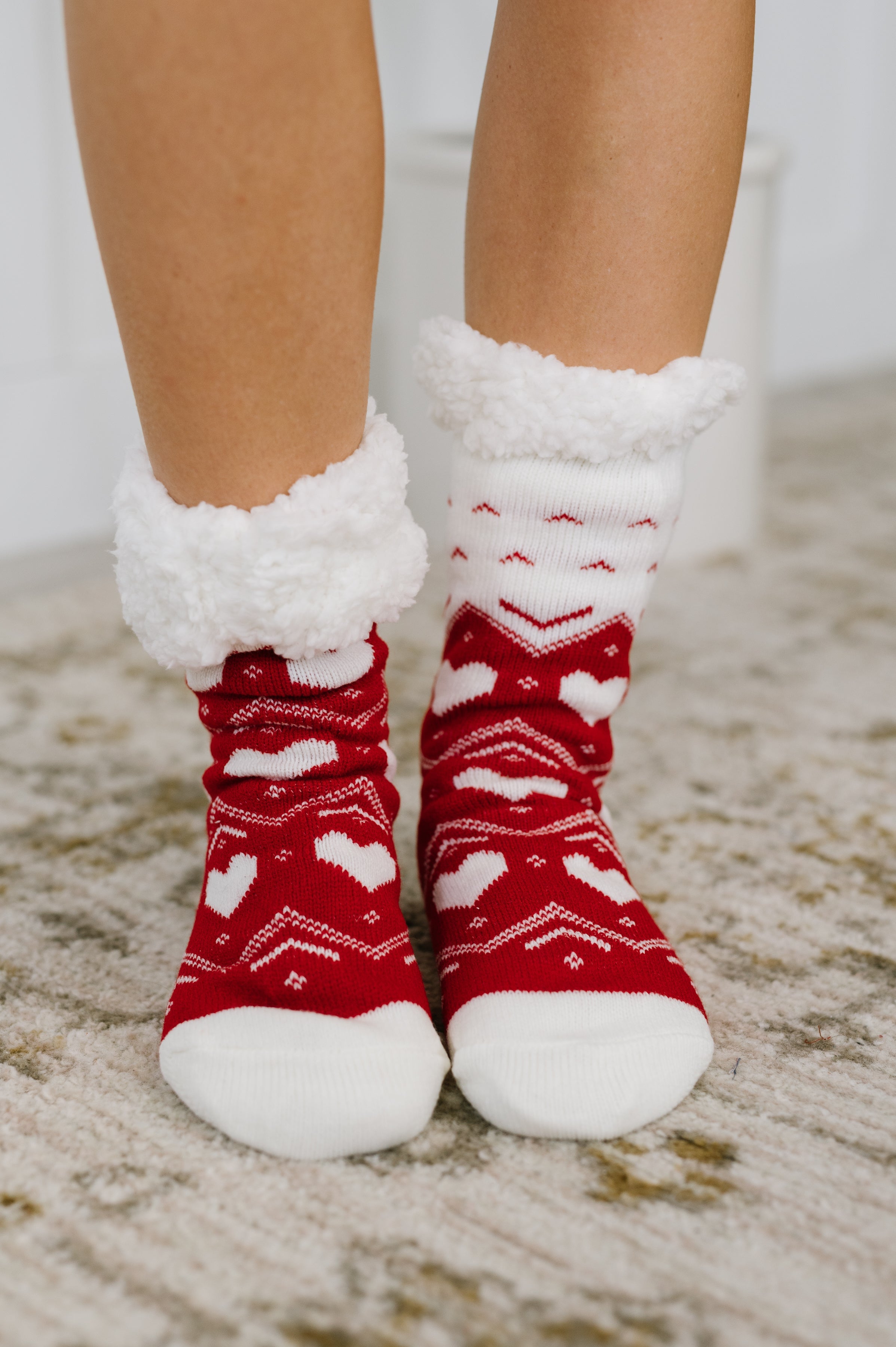 Striding to Christmas Mid Calf Socks - Charming Charlie