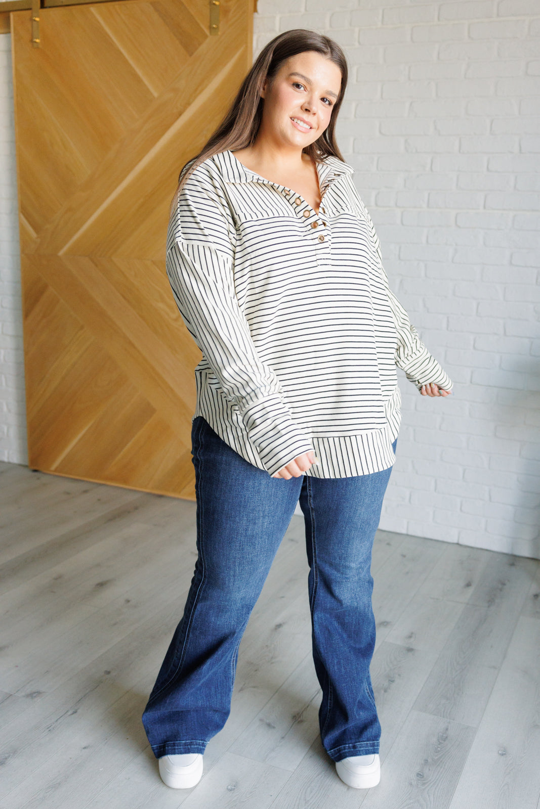 Striped Serendipity Pullover - Charming Charlie