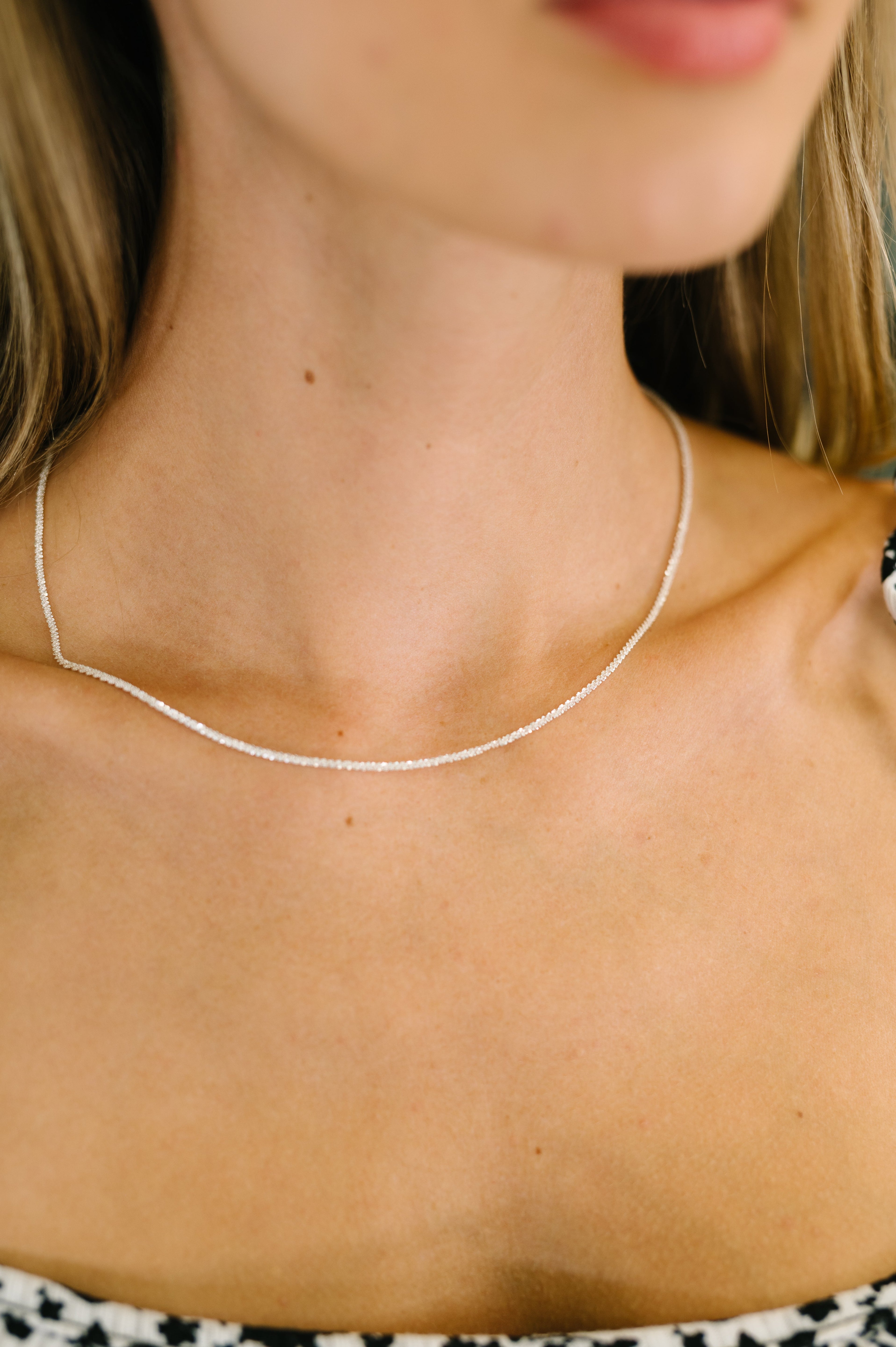 Subtle Sparkle Dainty Necklace - Charming Charlie