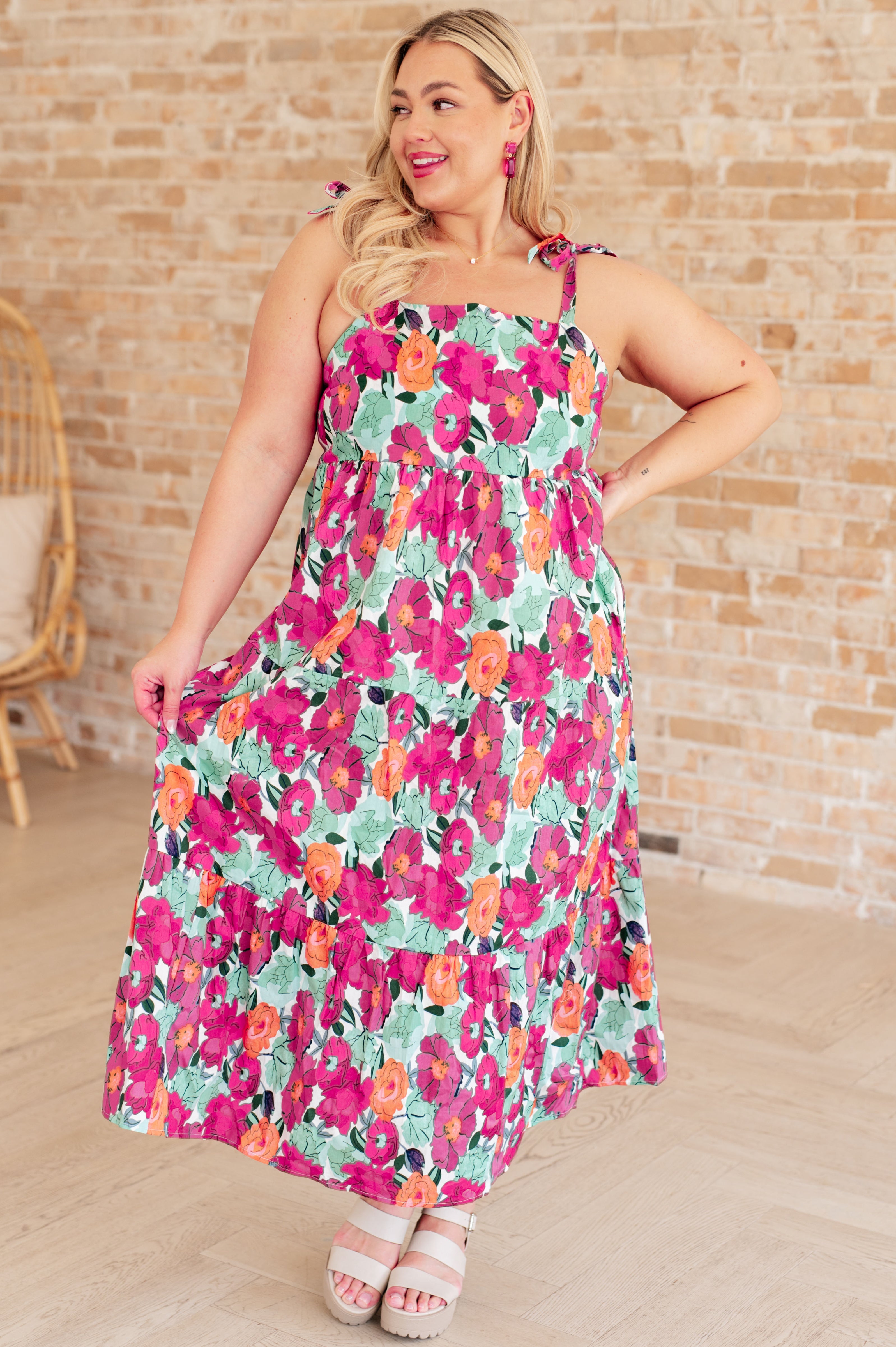 Such a Lover Girl Tiered Dress - Charming Charlie