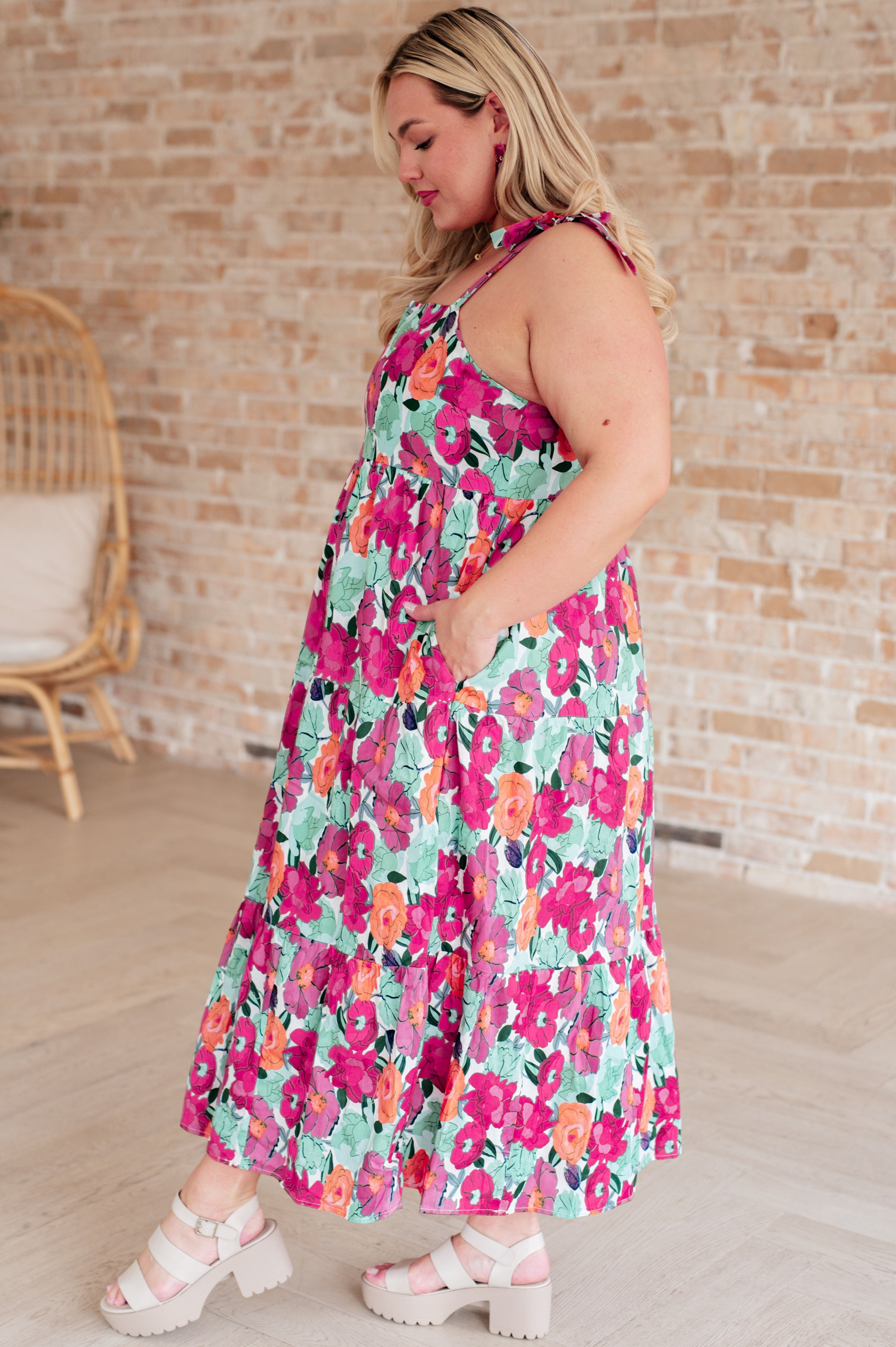 Such a Lover Girl Tiered Dress - Charming Charlie