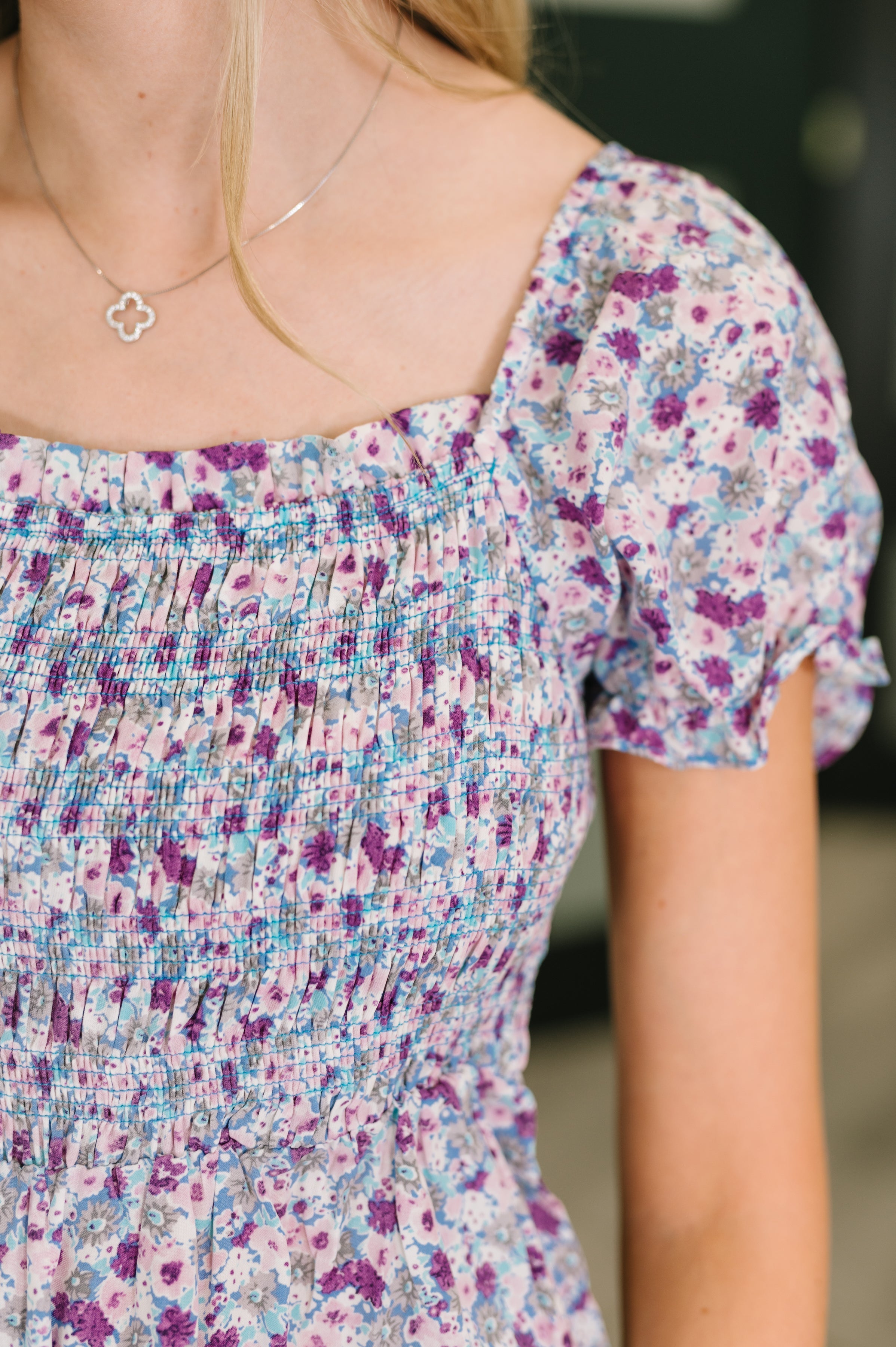 Sugar Talking Tiered Dress in Floral Print - Charming Charlie