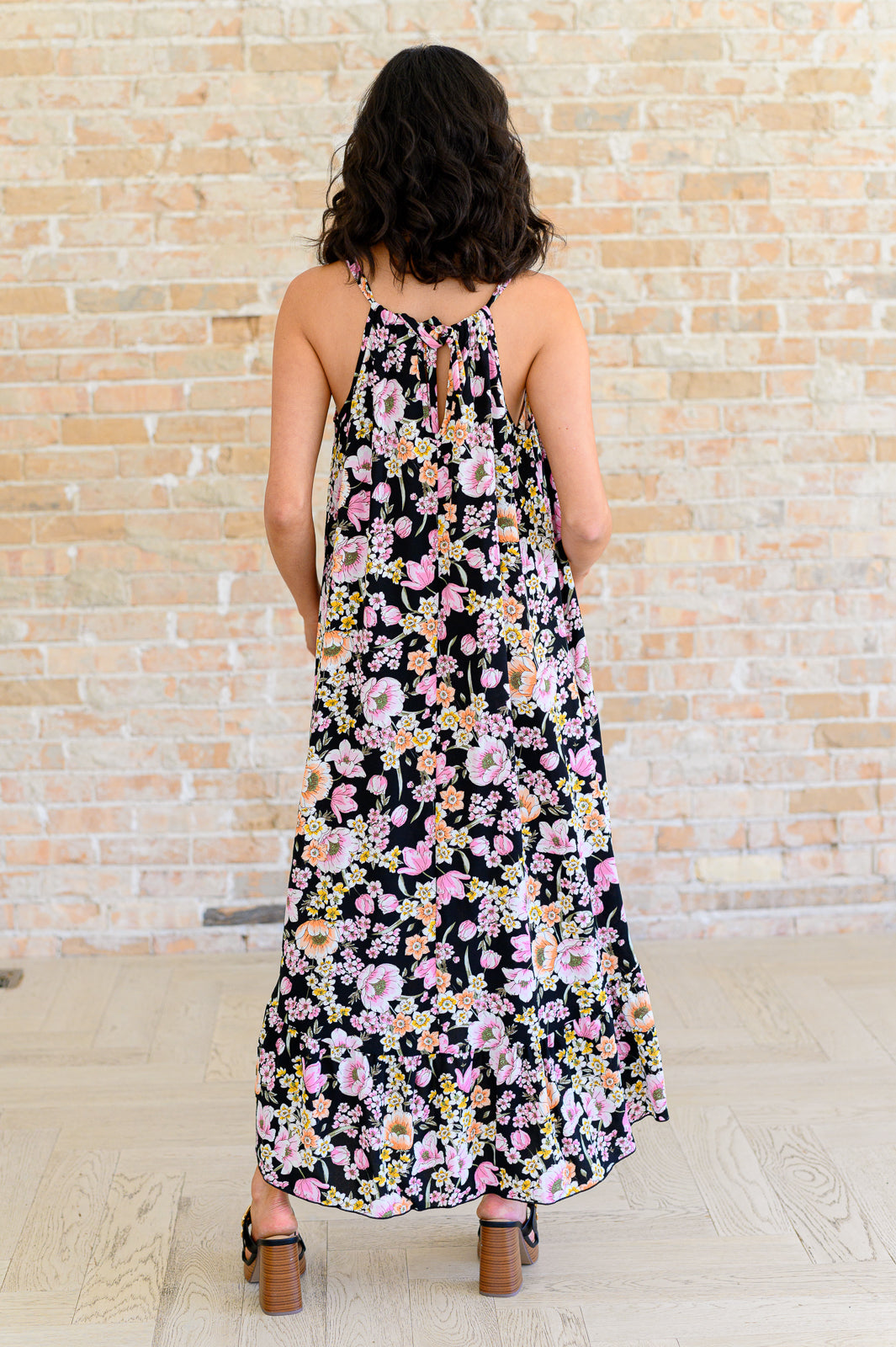 Sunny Side of Life Halter Top Dress - Charming Charlie