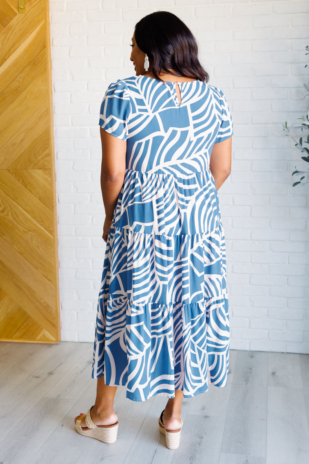 Surf Watch Tiered Midi Dress - Charming Charlie