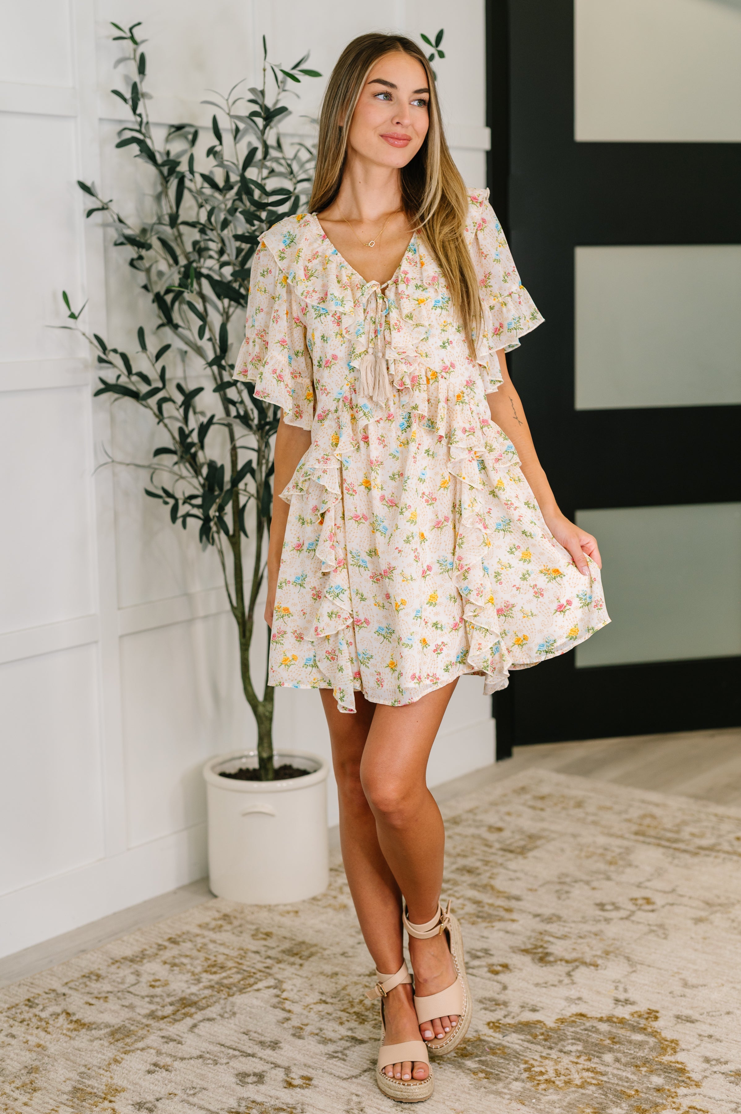 Sweet Escape Boho Floral Dress - Charming Charlie