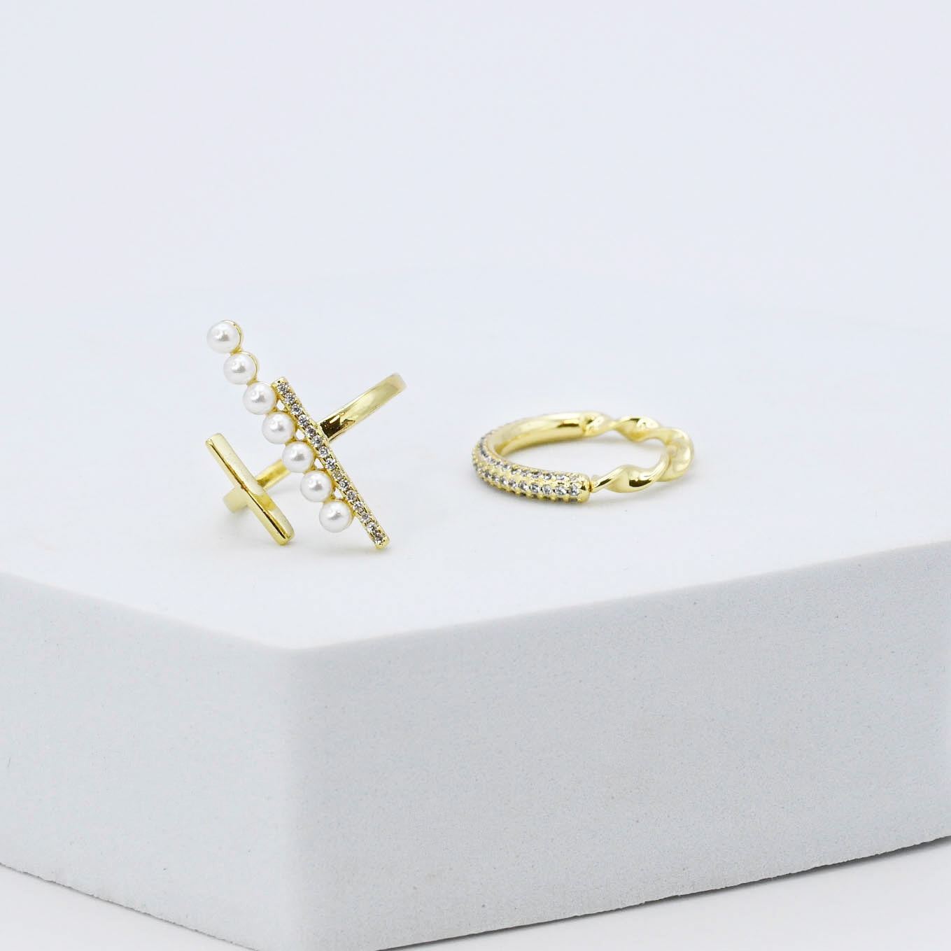 hypoallergenic ring, waterproof ring, tarnish free jewelry, boutique wholesale jewelry, dainty gold ring, gemstone statement ring, sparkly cubic zirconia ring, high quality jewelry gifts, elegant gold plated ring, trendy fashion ring, pastel gemstone ring