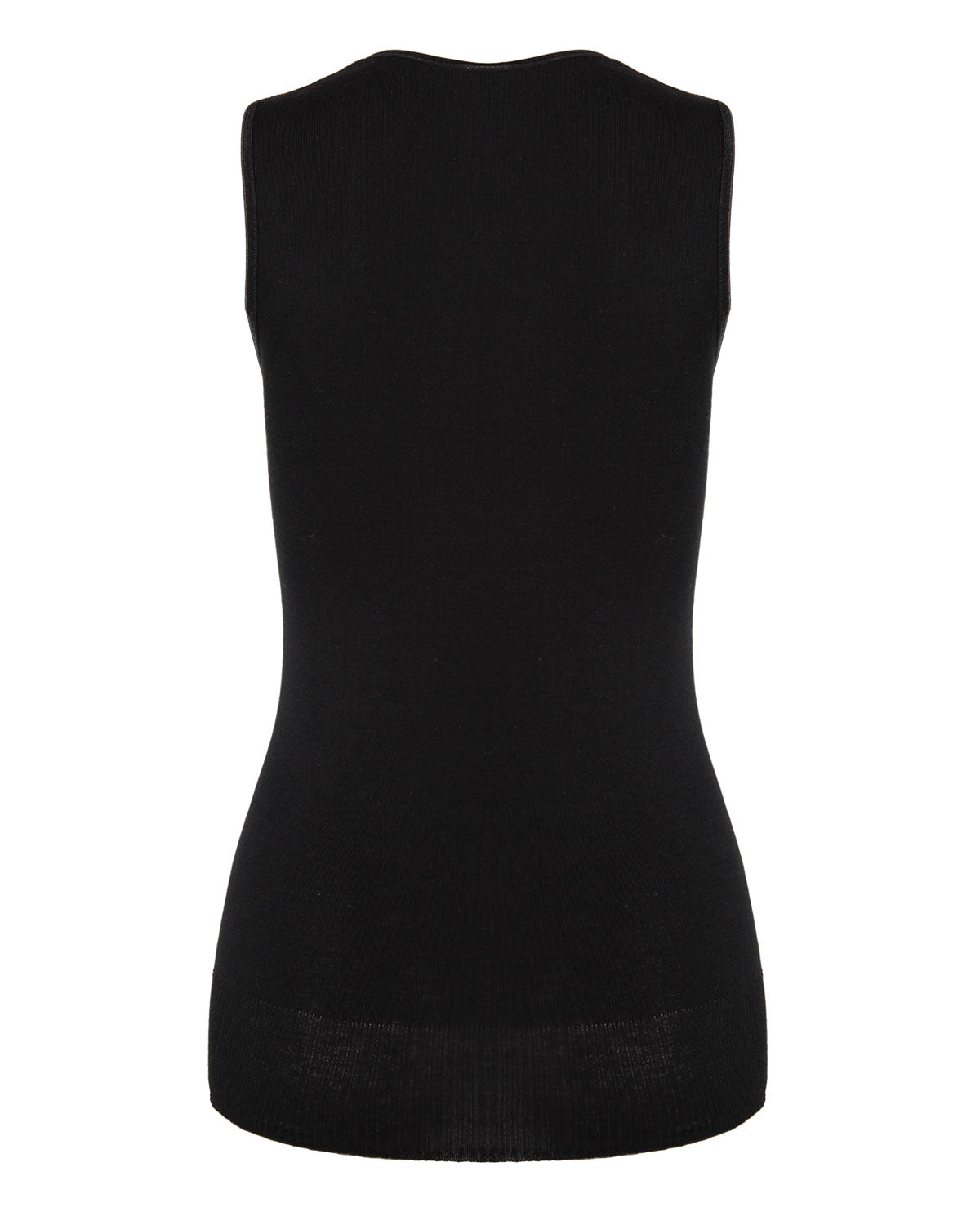 Poly Viscose Flat Knit Round Neck Vest - Charming Charlie