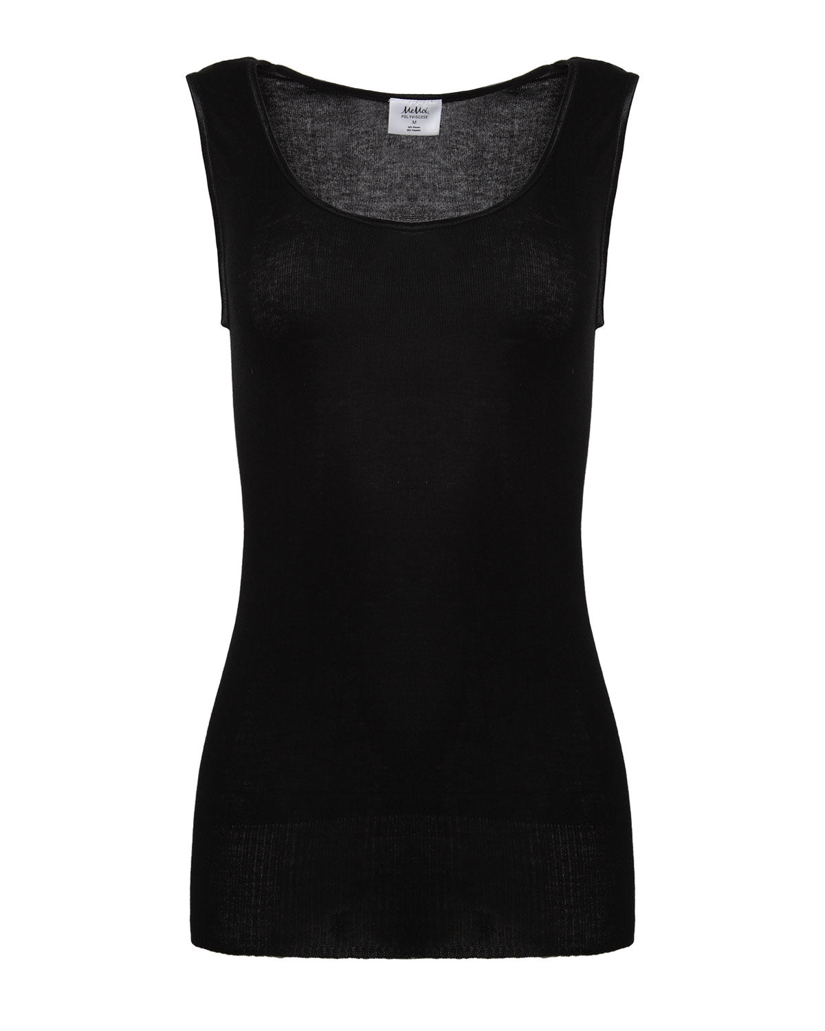 Poly Viscose Flat Knit Round Neck Vest - Charming Charlie