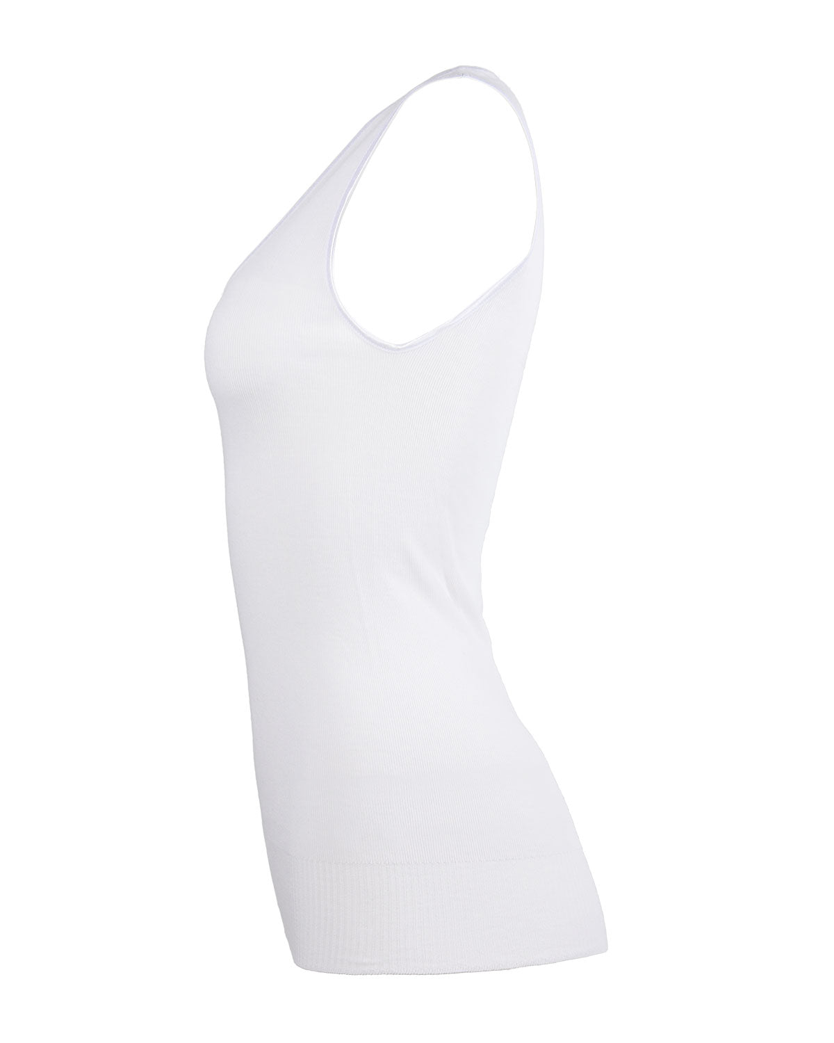 Poly Viscose Flat Knit Round Neck Vest - Charming Charlie