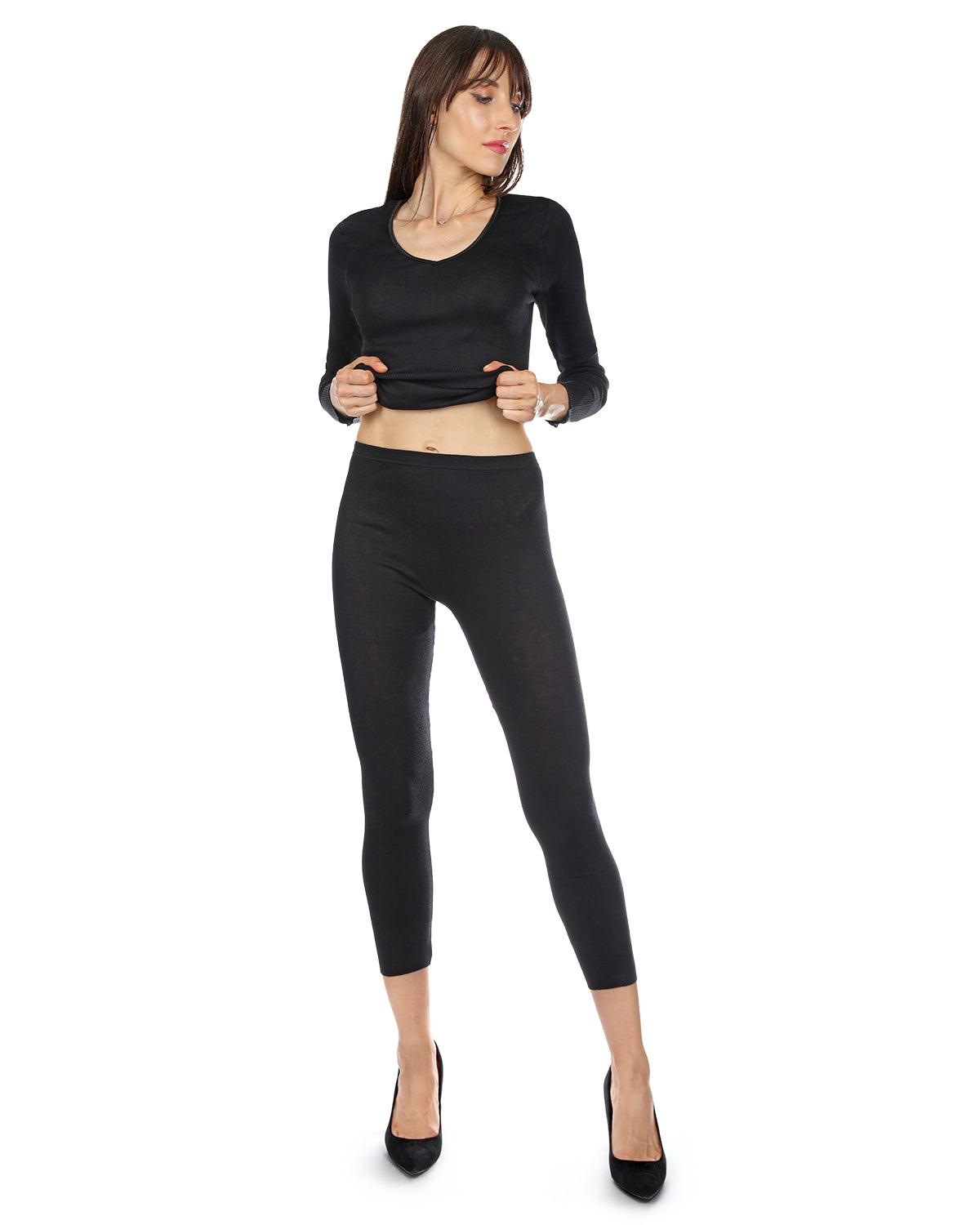 Poly Viscose Ladies Long Johns - Charming Charlie