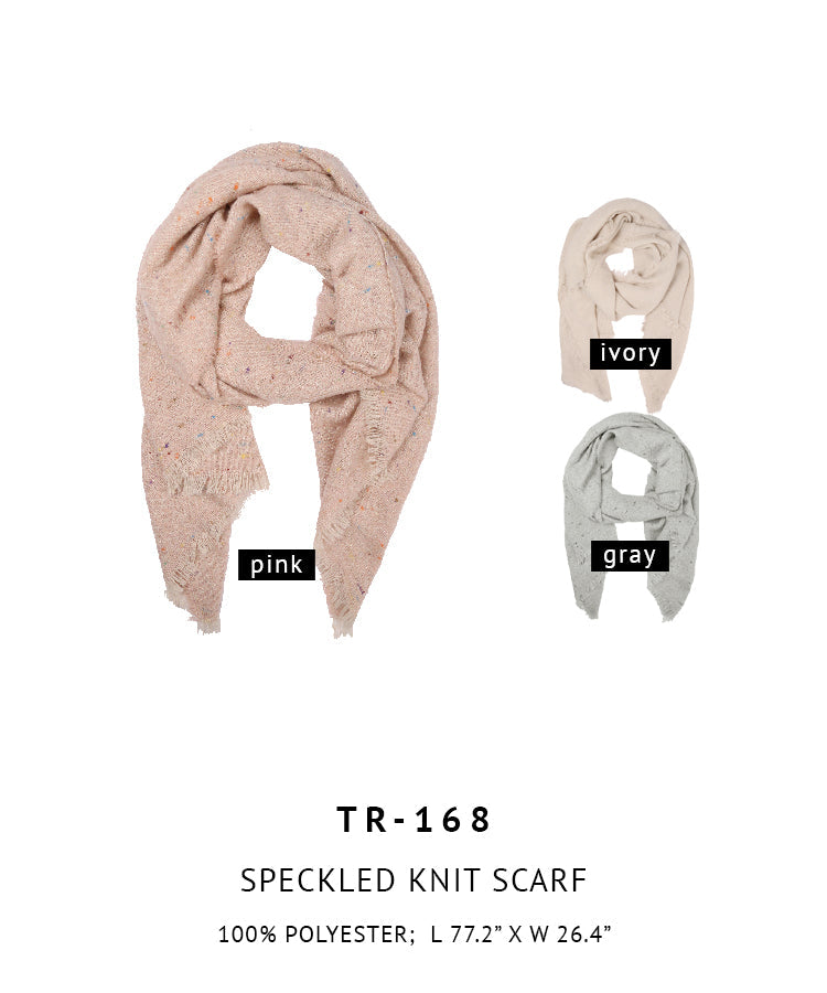 Speckled Knit Scarf - Charming Charlie