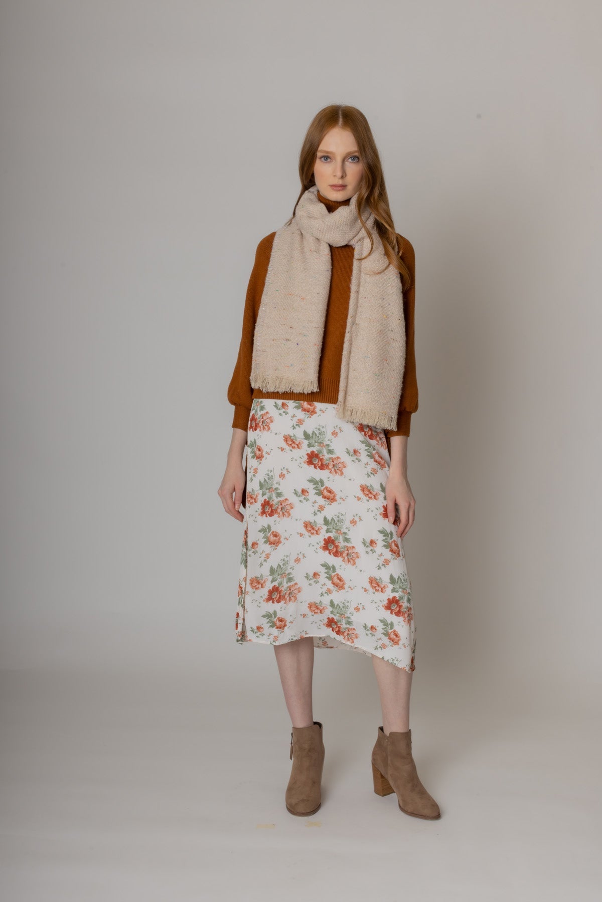 Speckled Knit Scarf - Charming Charlie