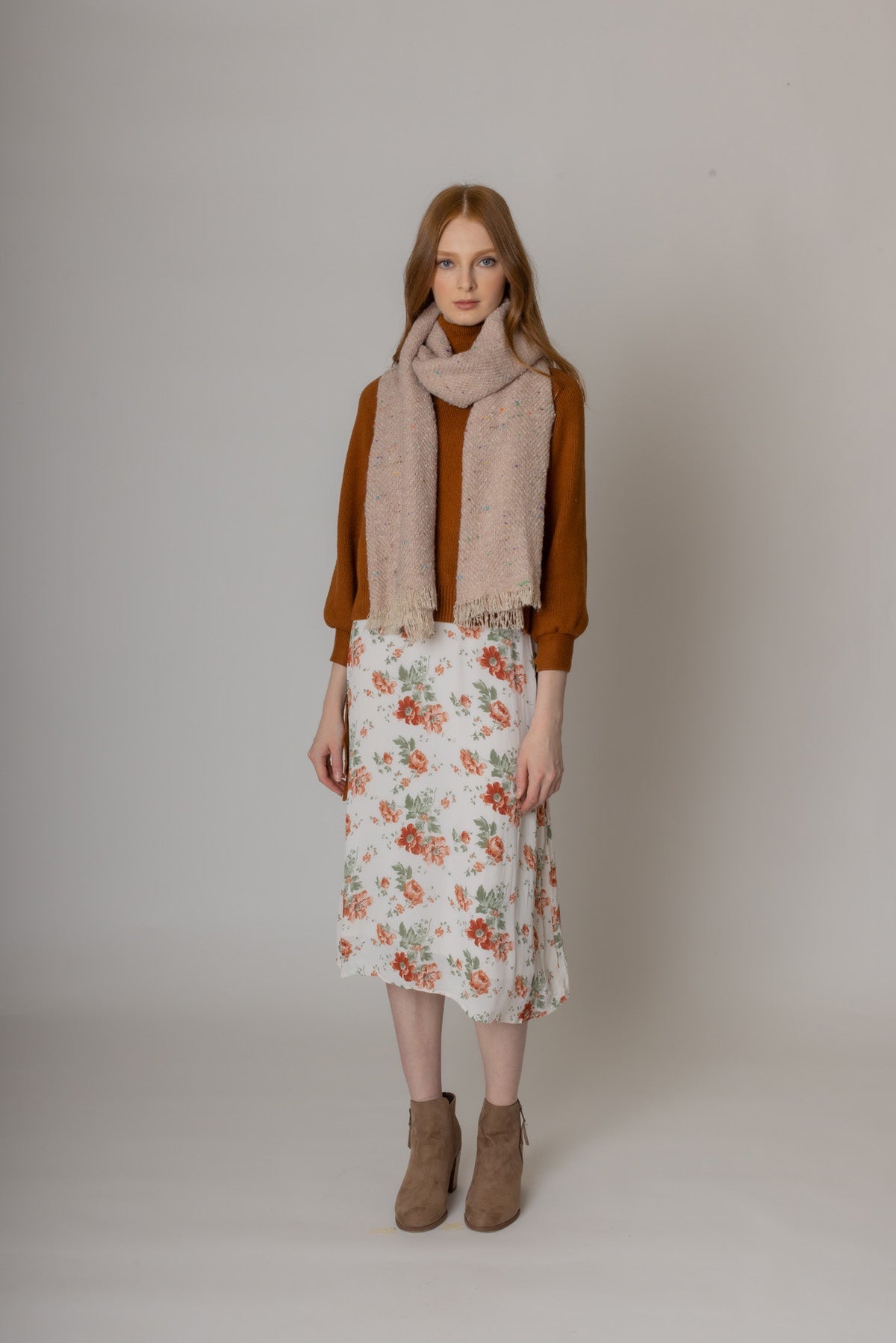 Speckled Knit Scarf - Charming Charlie