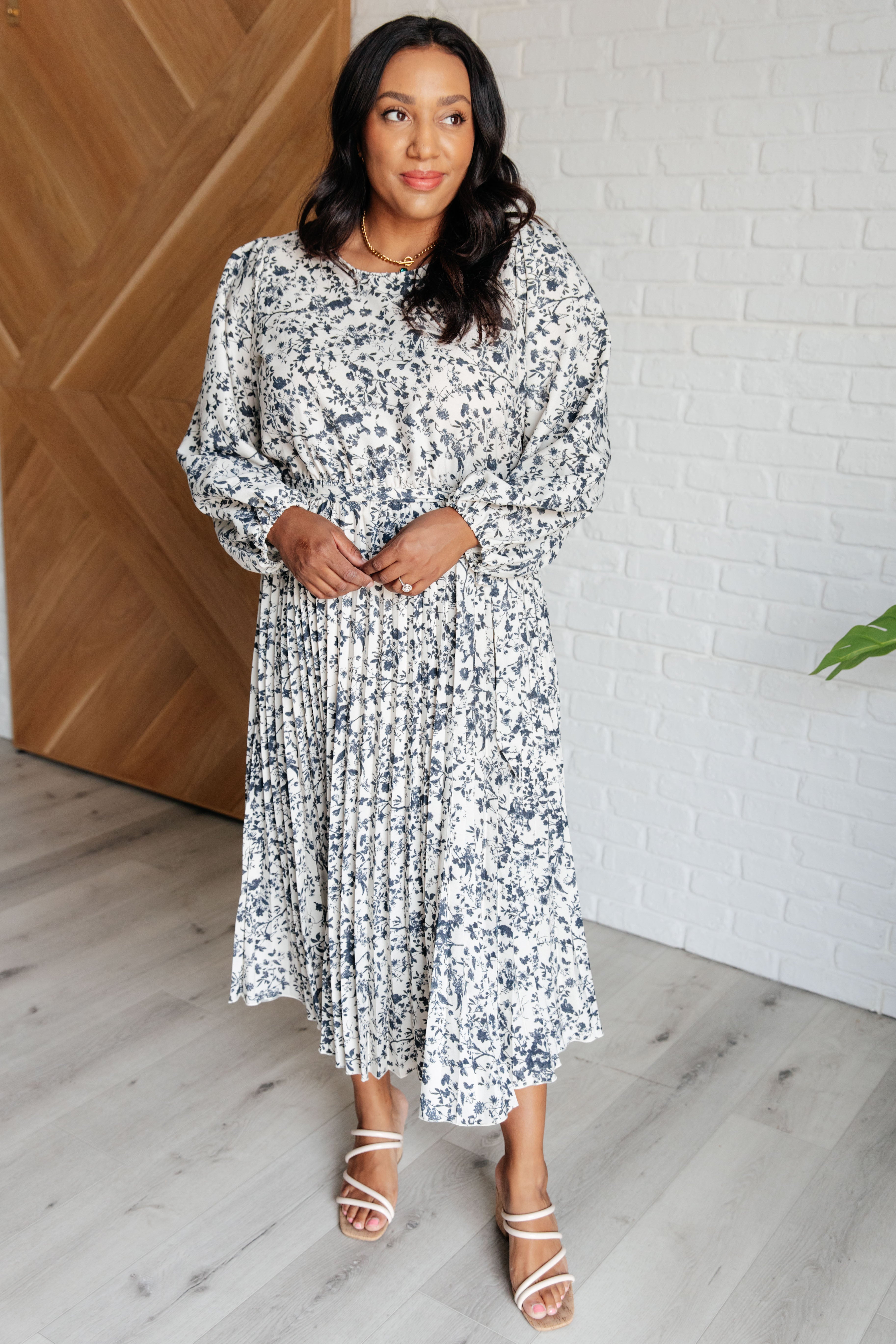Tea Time Pleated Dress - Charming Charlie