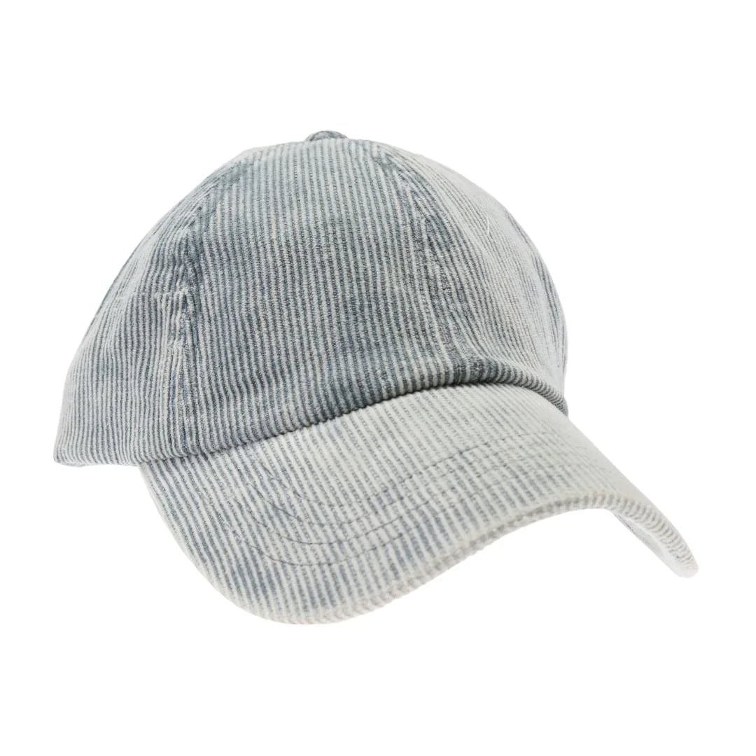 Teal grey C.C STONEWASHED CORDUROY CRISS CROSS PONYCAP is a fashion-forward and functional accessory. Made from high-quality stonewashed corduroy, this cap offers both comfort and style. The criss-cross design adds a trendy touch, while the adjustable strap ensures a perfect fit. Upgrade your look with this versatile and stylish cap.
